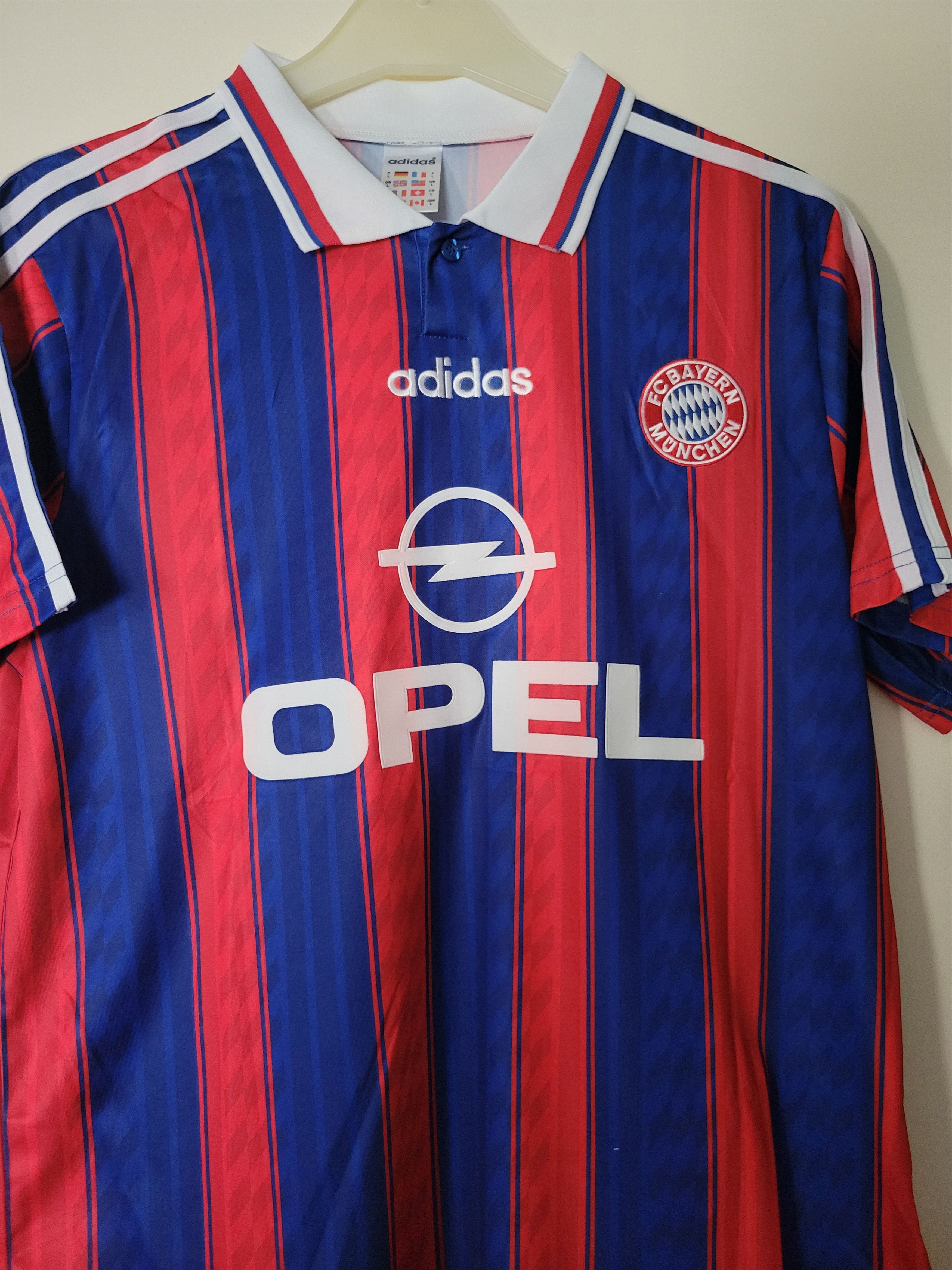Other Klinsmann 18 bayern munich 1995 Fußball retro Trikot Jersey Size US L / EU 52-54 / 3 - 6 Thumbnail