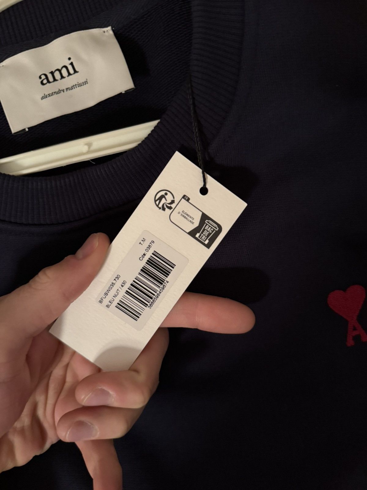 AMI Ami Paris sweatshirt Size US M / EU 48-50 / 2 - 6 Thumbnail