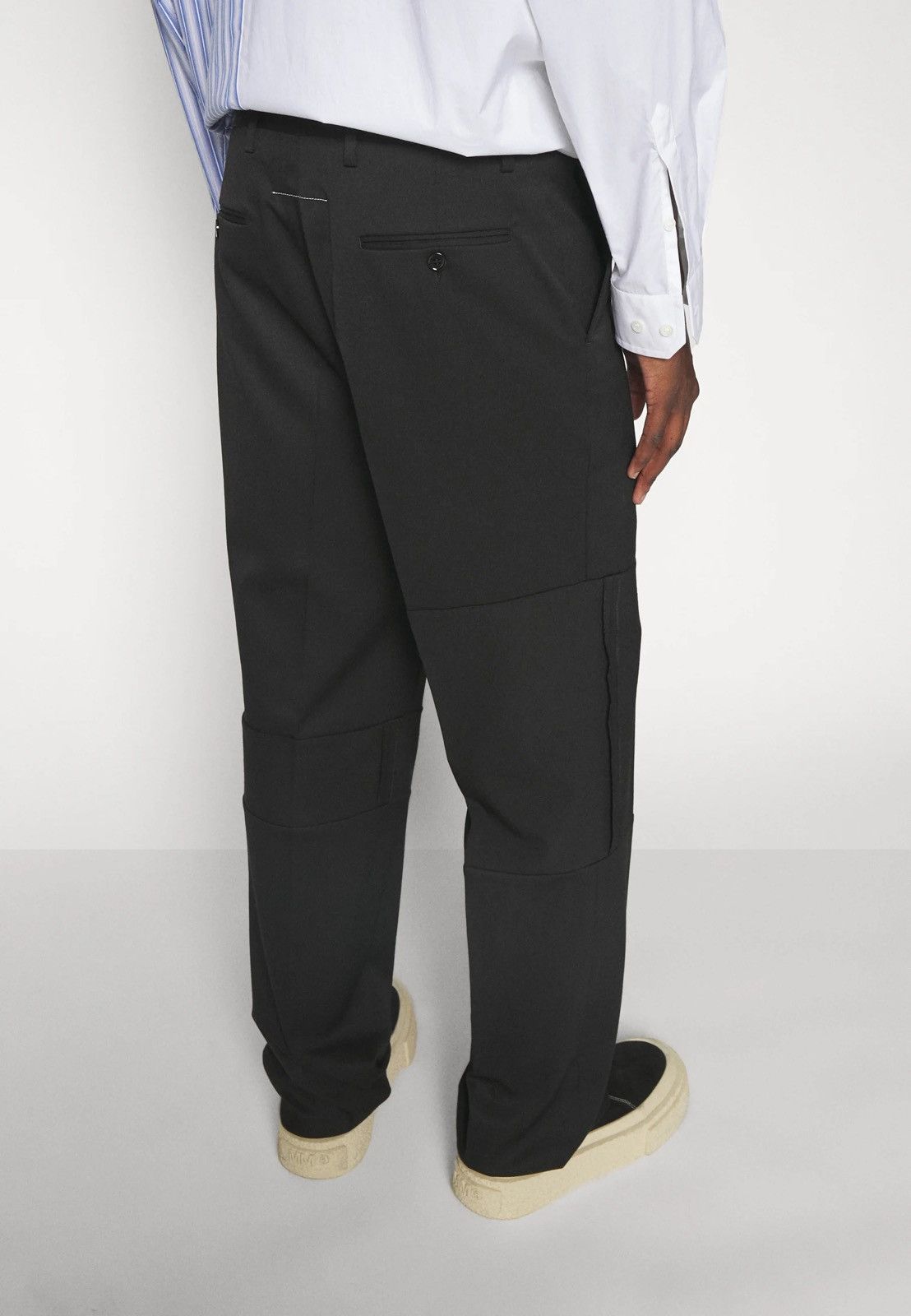 Maison Margiela !DS! SS23 Maison Margiela Reconstructed Black Casual Pants Size US 30 / EU 46 - 7 Thumbnail