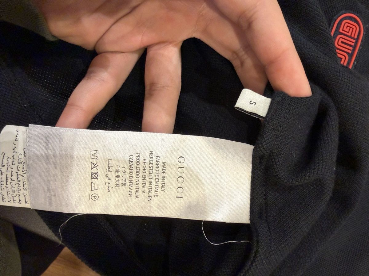 Gucci Gucci Cotton Piquet Polo Shirt - Black Yellow Red Size US S / EU 44-46 / 1 - 4 Thumbnail