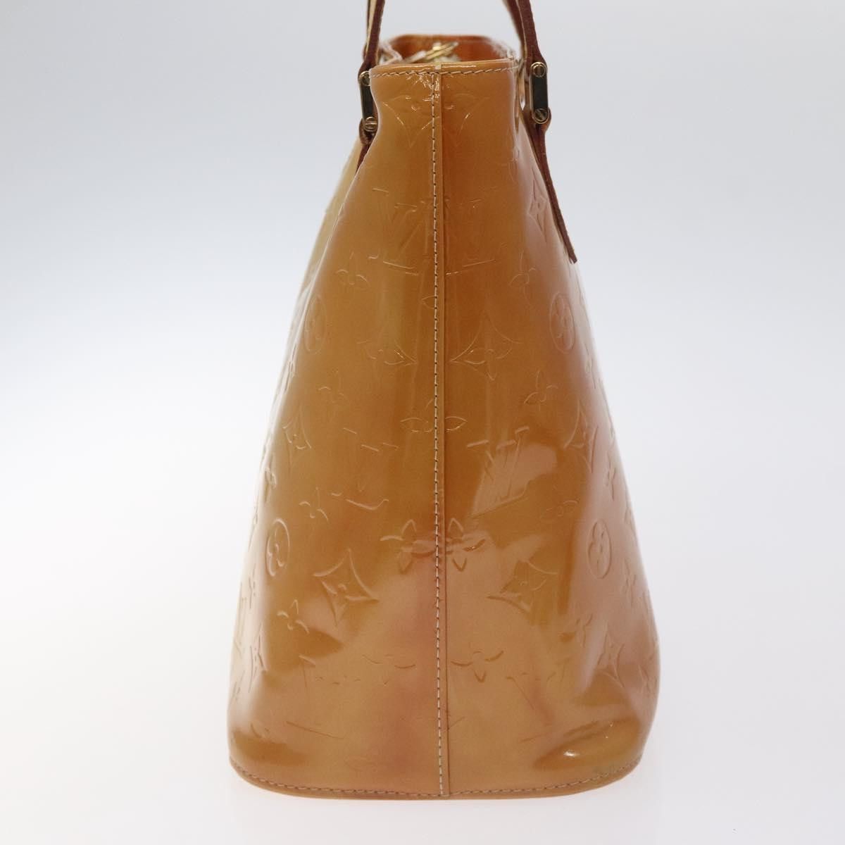 Louis Vuitton LOUIS VUITTON Monogram Vernis Houston Hand Bag Beige M91004 Size ONE SIZE - 5 Thumbnail
