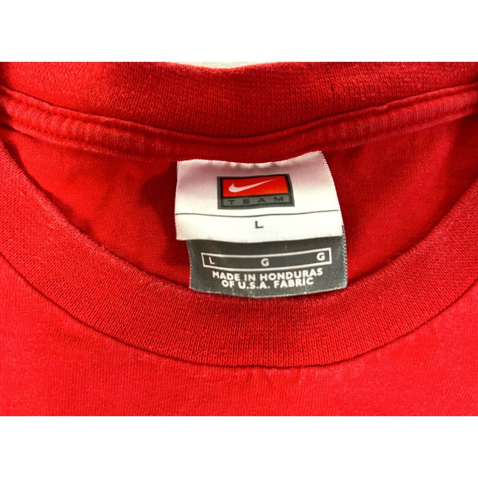 Nike VINTAGE Nike Team Chicago Cubs MLB T-Shirt Short Sleeve Crew Neck Size L Red Mens Double-Sided Logo 90s Size US L / EU 52-54 / 3 - 5 Thumbnail