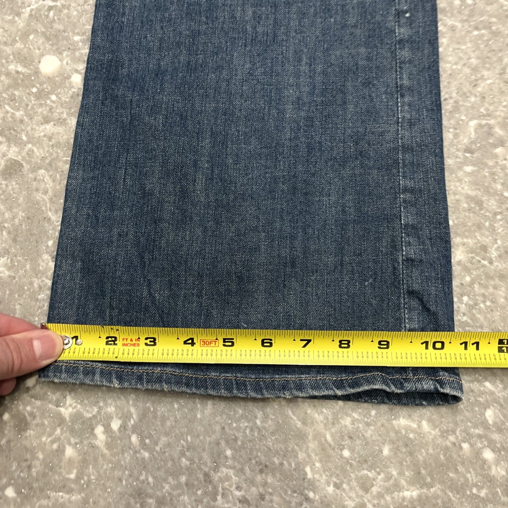 Gap Gap Jeans Women 18 Blue Denim 5-Pocket High Rise Flare Medium Wash Stretch Regular California? Size 40" / US 18 - 6 Thumbnail