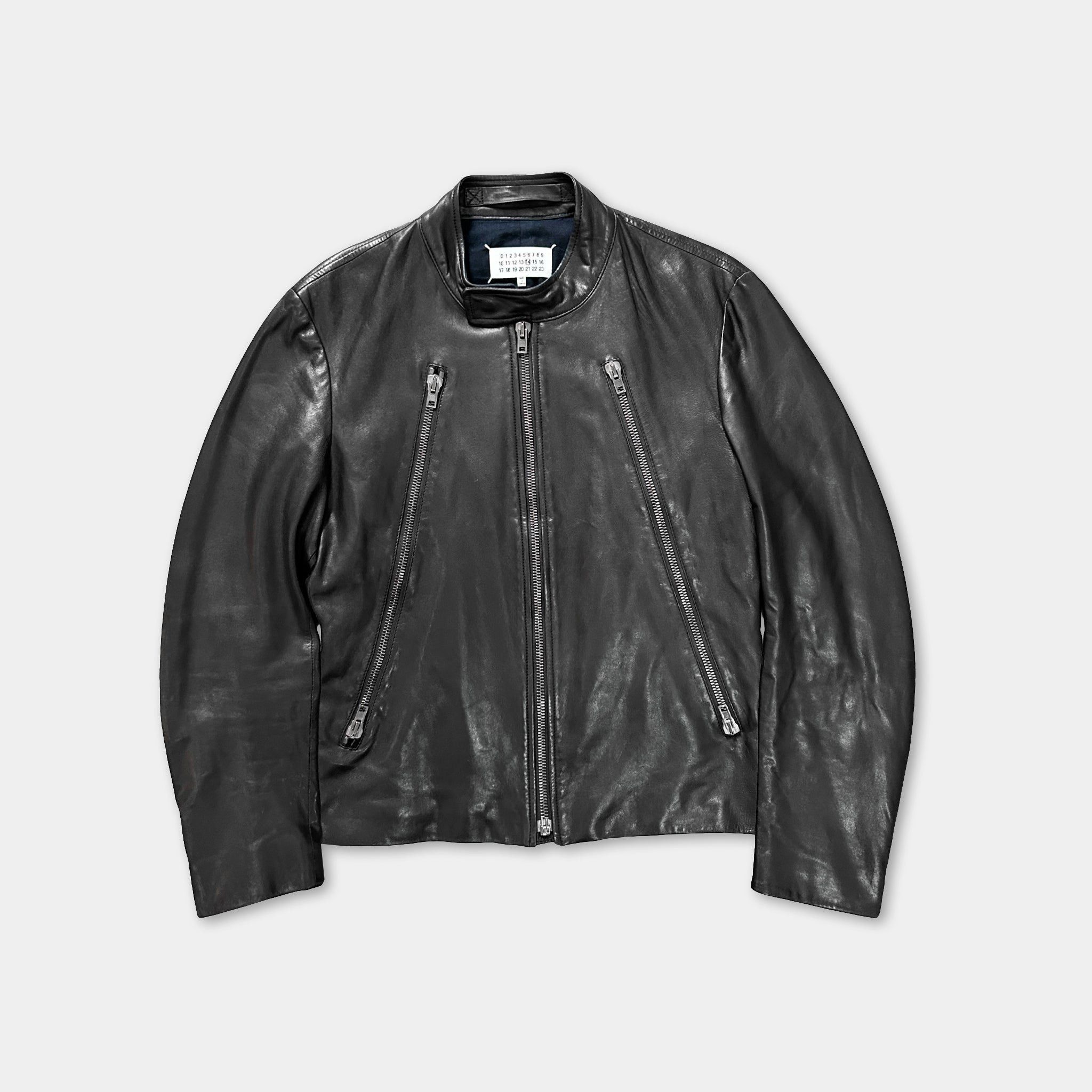 ジャケット・アウター leather jacket archive maison margiela Maison Margiela Margiela Archive Leather Jacket | Grailed
