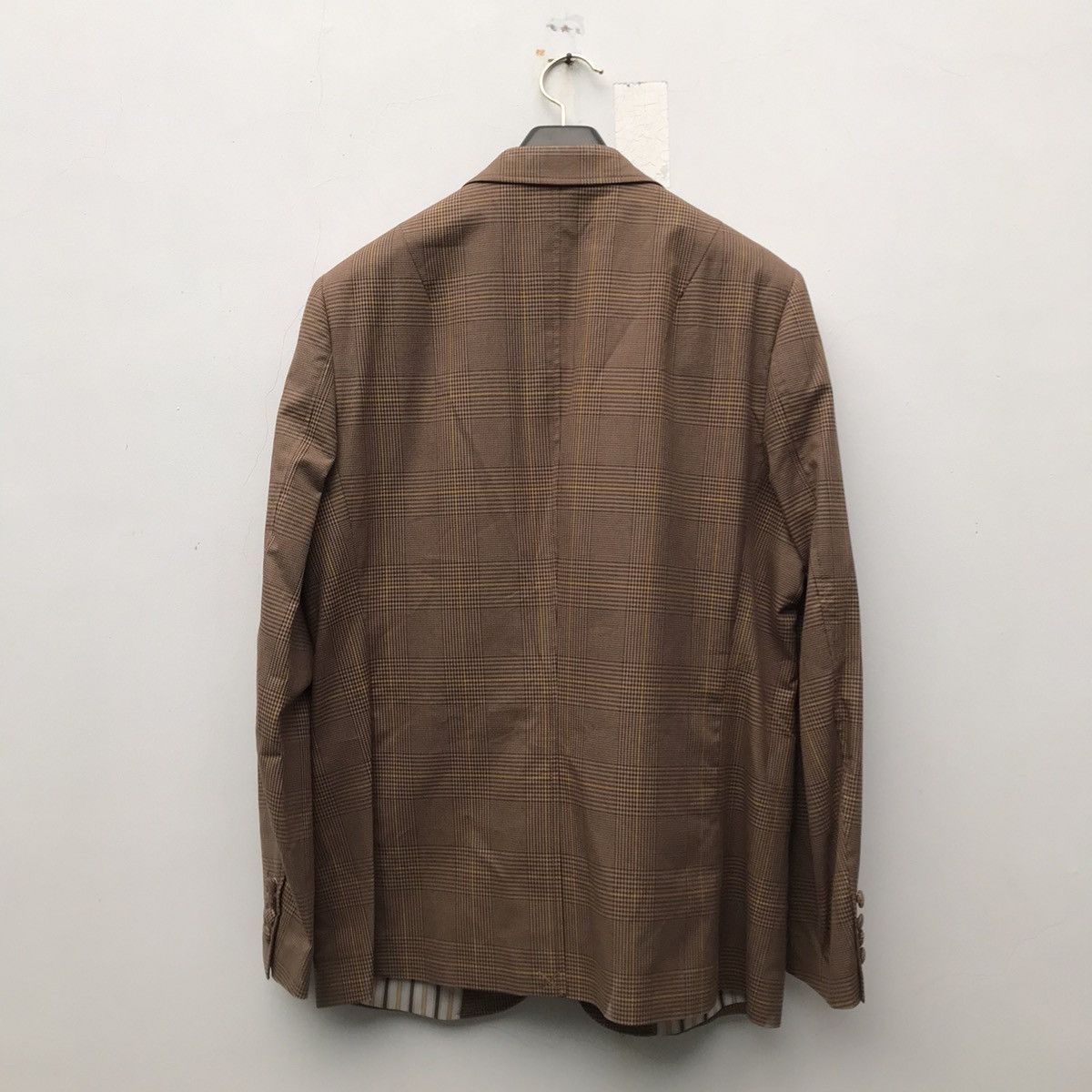 Gabicci × Lambretta Gabicci Italy Vintage Mens Checked Tailored Jacket Button Up Size 40R - 8 Thumbnail