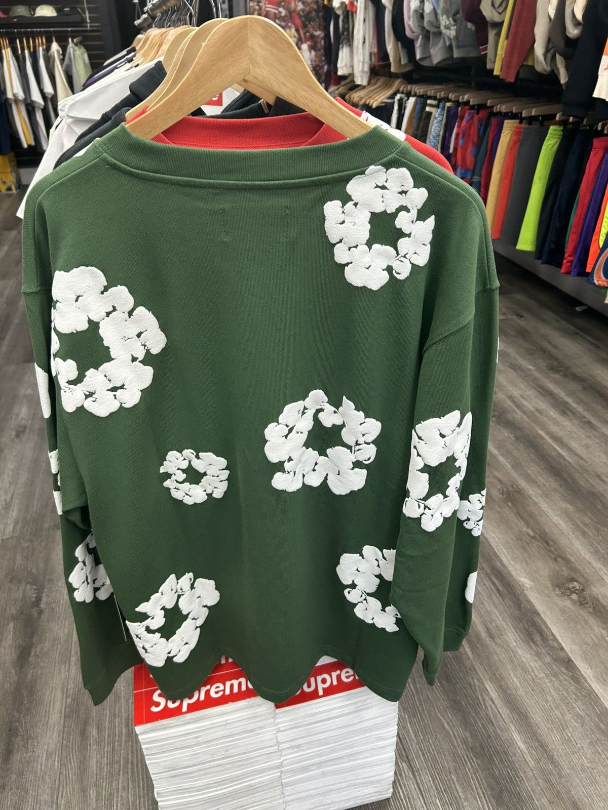 DENIM TEARS Long Sleeve Cotton Wreath Tee | Grailed