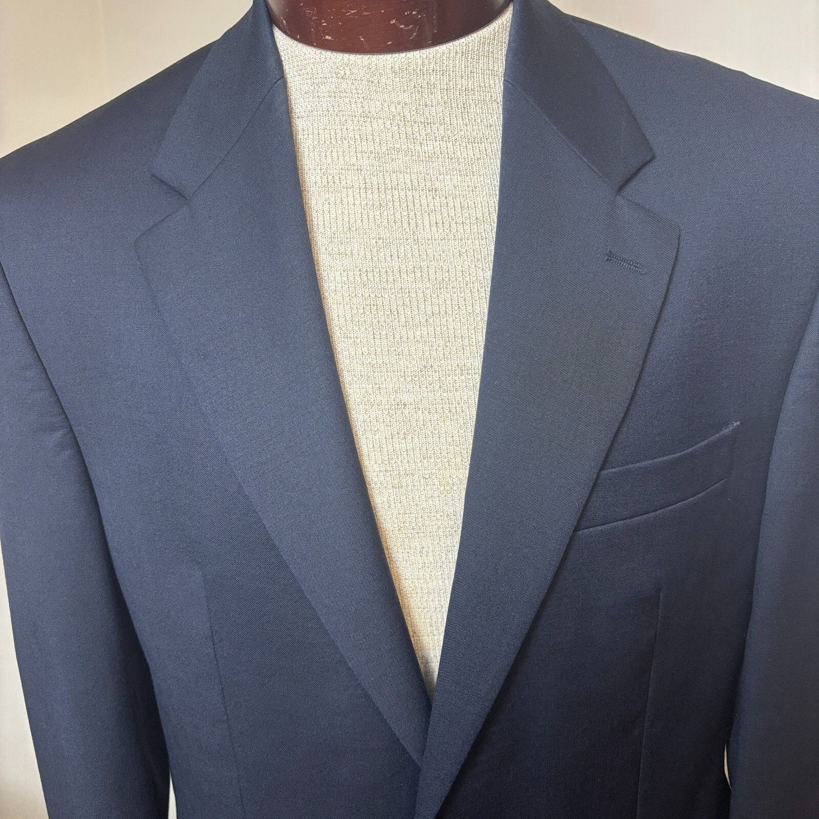 Michael Kors Michael Kors Men's 38R Sport Coat Blazer Navy Wool Suit Jack Size 38R - 3 Thumbnail