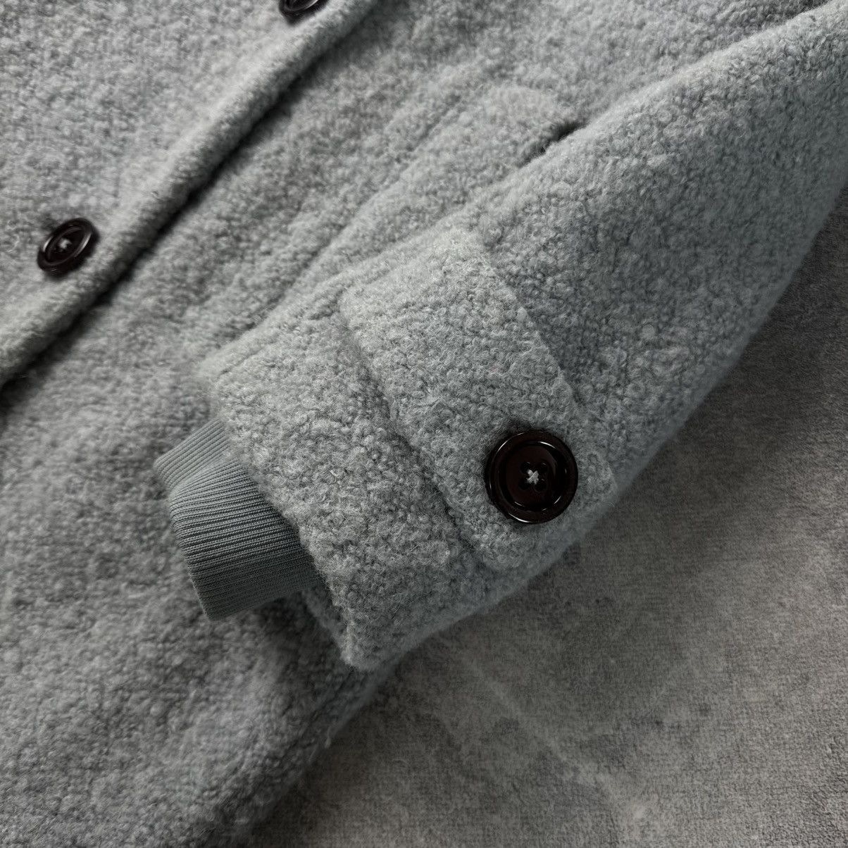 Ganni Ganni Grey Wool Teddy Coat / Luxury Winter Vintage Size M / US 6-8 / IT 42-44 - 7 Thumbnail