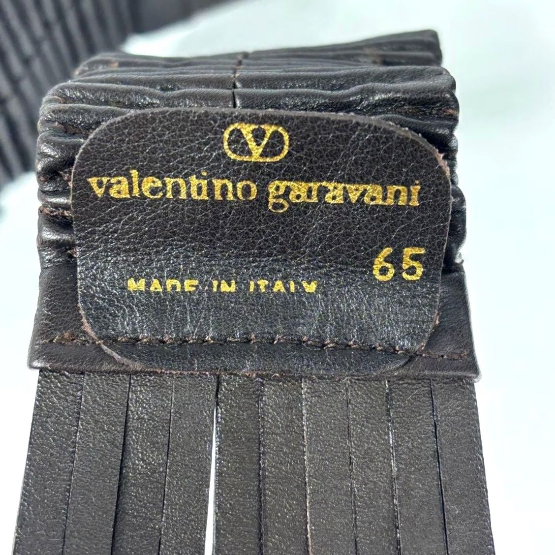 Valentino Valentino Women Belt Garavani Leather Gold Dark Brown Limited Edition VHTF Popul Size ONE SIZE - 6 Thumbnail