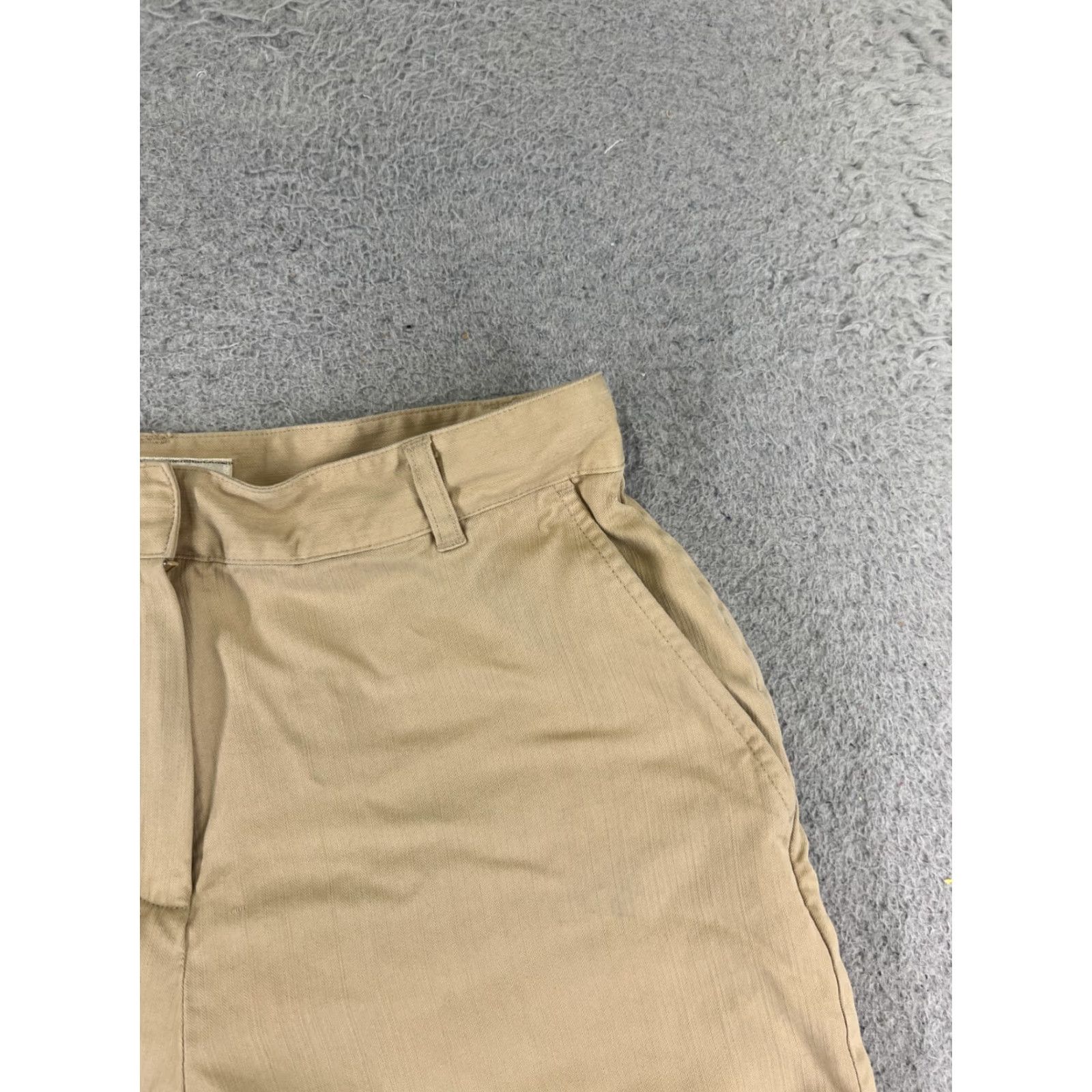 Tommy Bahama VINTAGE Tommy Bahama Shorts Women 2 Gingham Sandalwood Mid Rise Casual Travel Summer Size 26" / US 2 / IT 38 - 5 Thumbnail