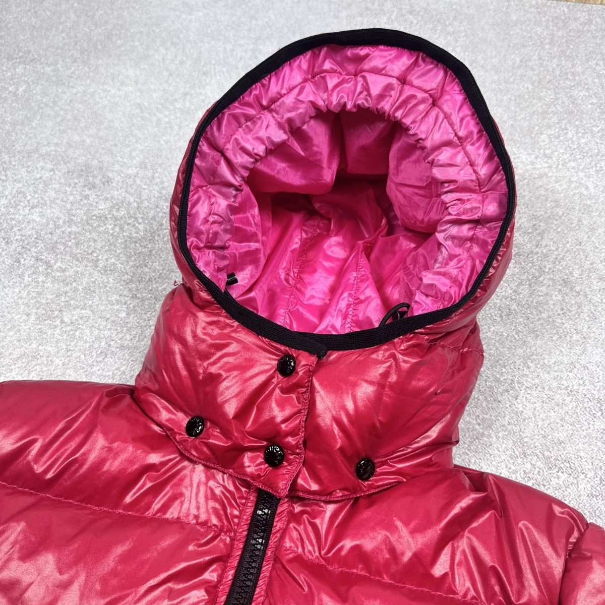 Moncler Women`s Moncler Badia Red Puffer Hooded Jacket Size 1 / S Size S / US 4 / IT 40 - 8 Thumbnail