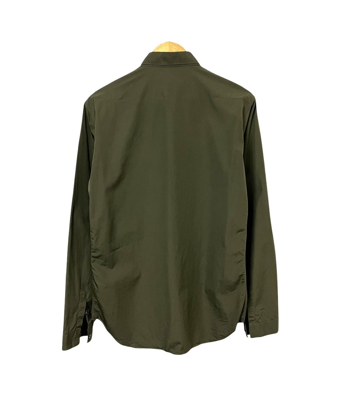 Dior DIOR HOMME HEDI SLIMANE PLAIN GREEN DRESS SHIRT Size US M / EU 48-50 / 2 - 8 Thumbnail