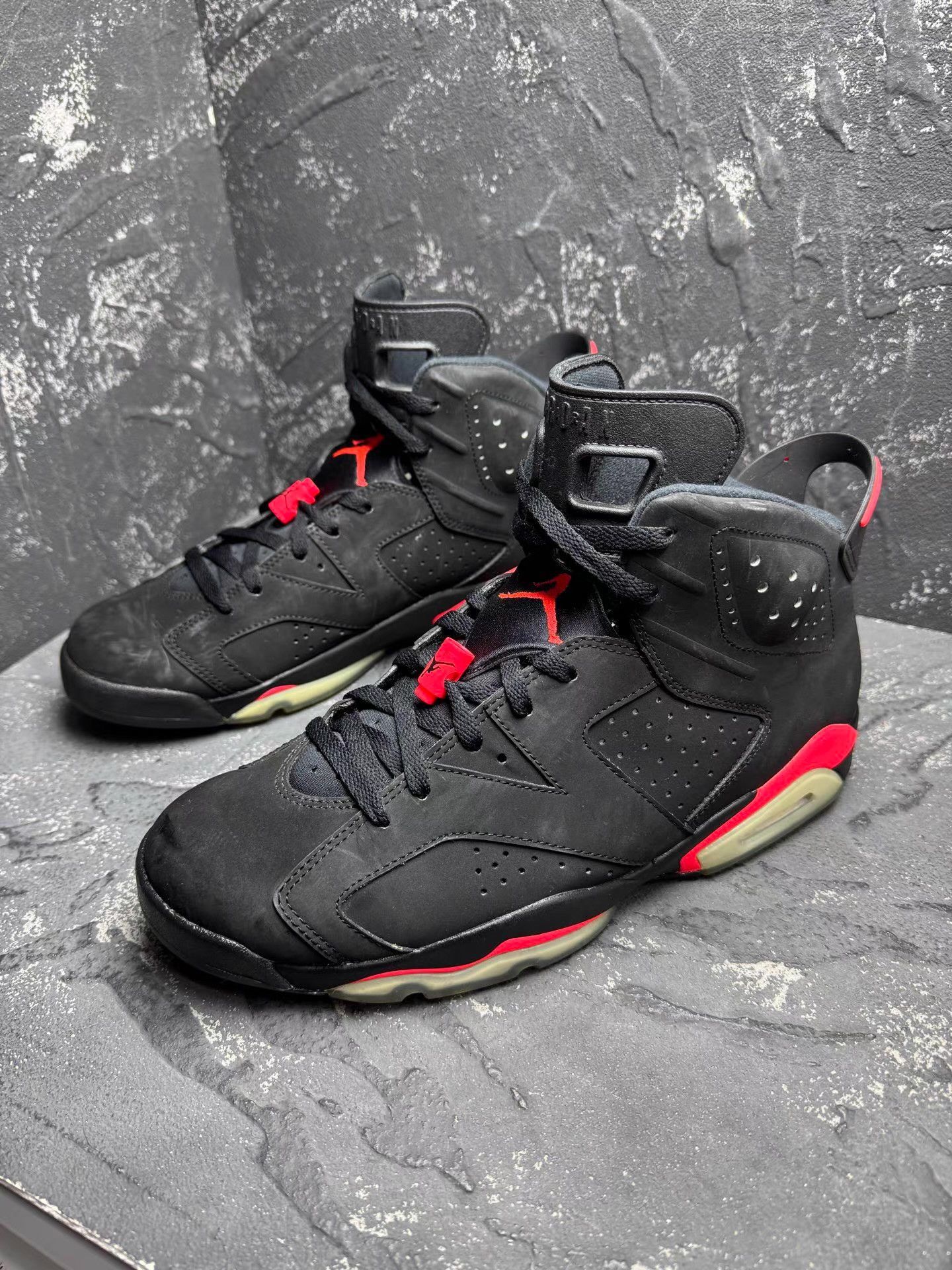 Nike Air Jordan 6 Black Red (2014) Q10 Size US 11 / EU 44 - 1 Thumbnail