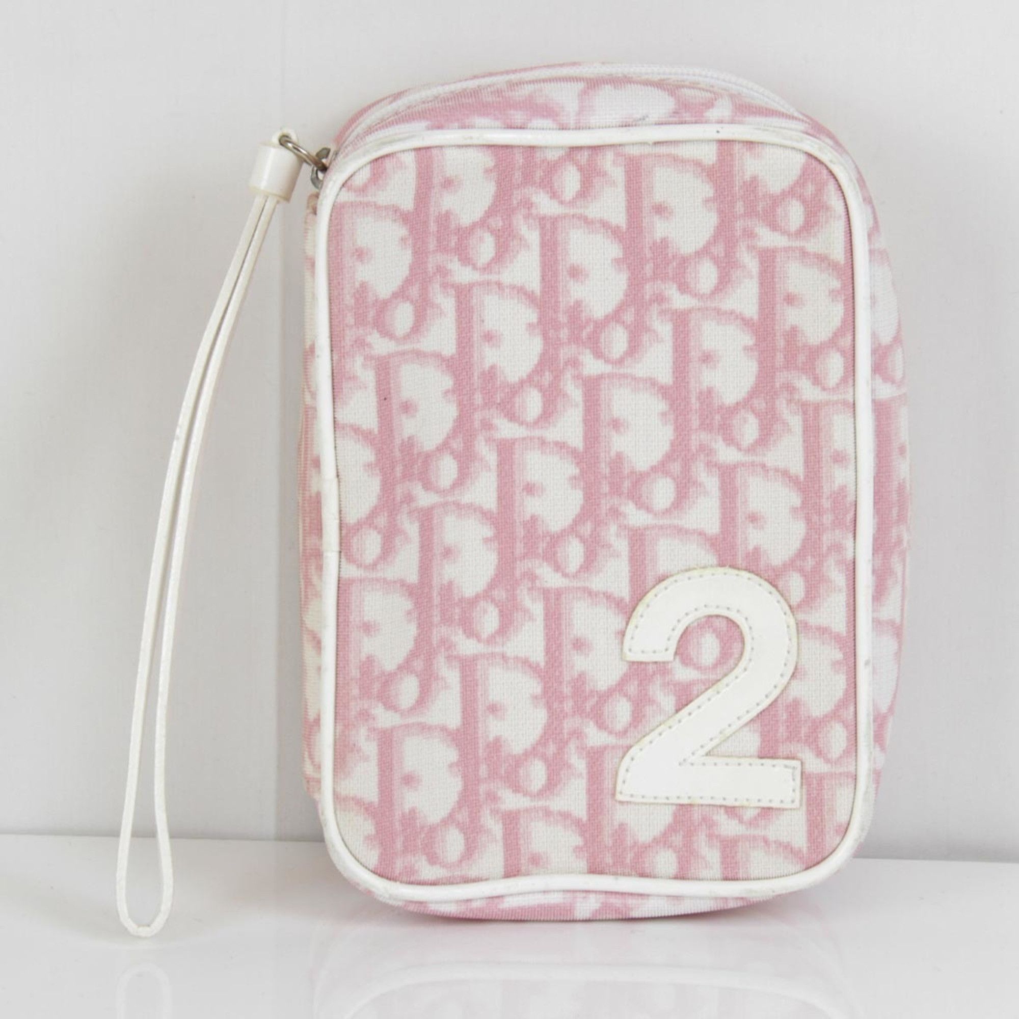 image of Christian Dior Trotter Pouch Pvc Pink Ladies, Women's