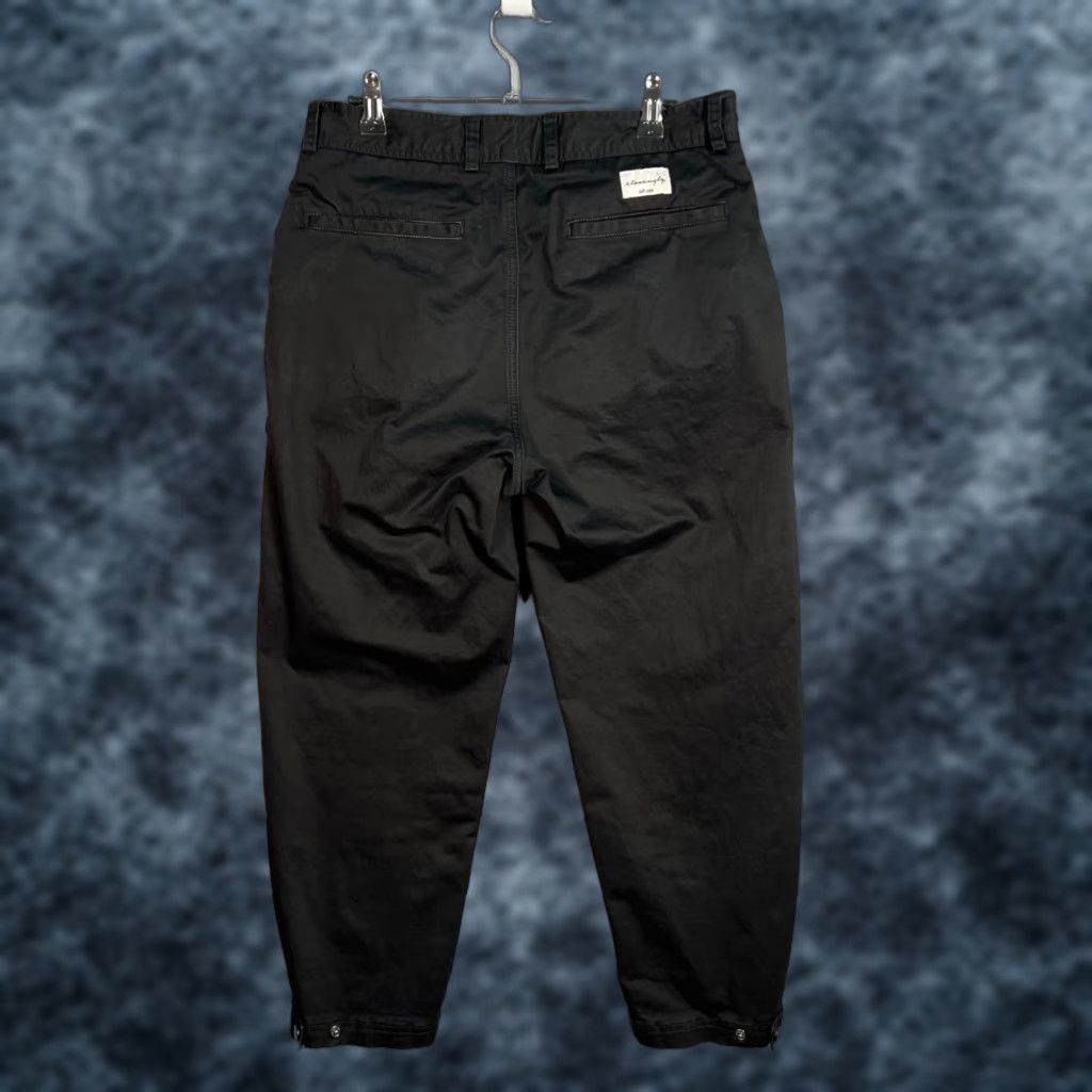 I Love Ugly I Love Ugly Mens Size Small Black Cropped Pants Cotton Blend Adjustable Hem Size US 29 - 1 Thumbnail