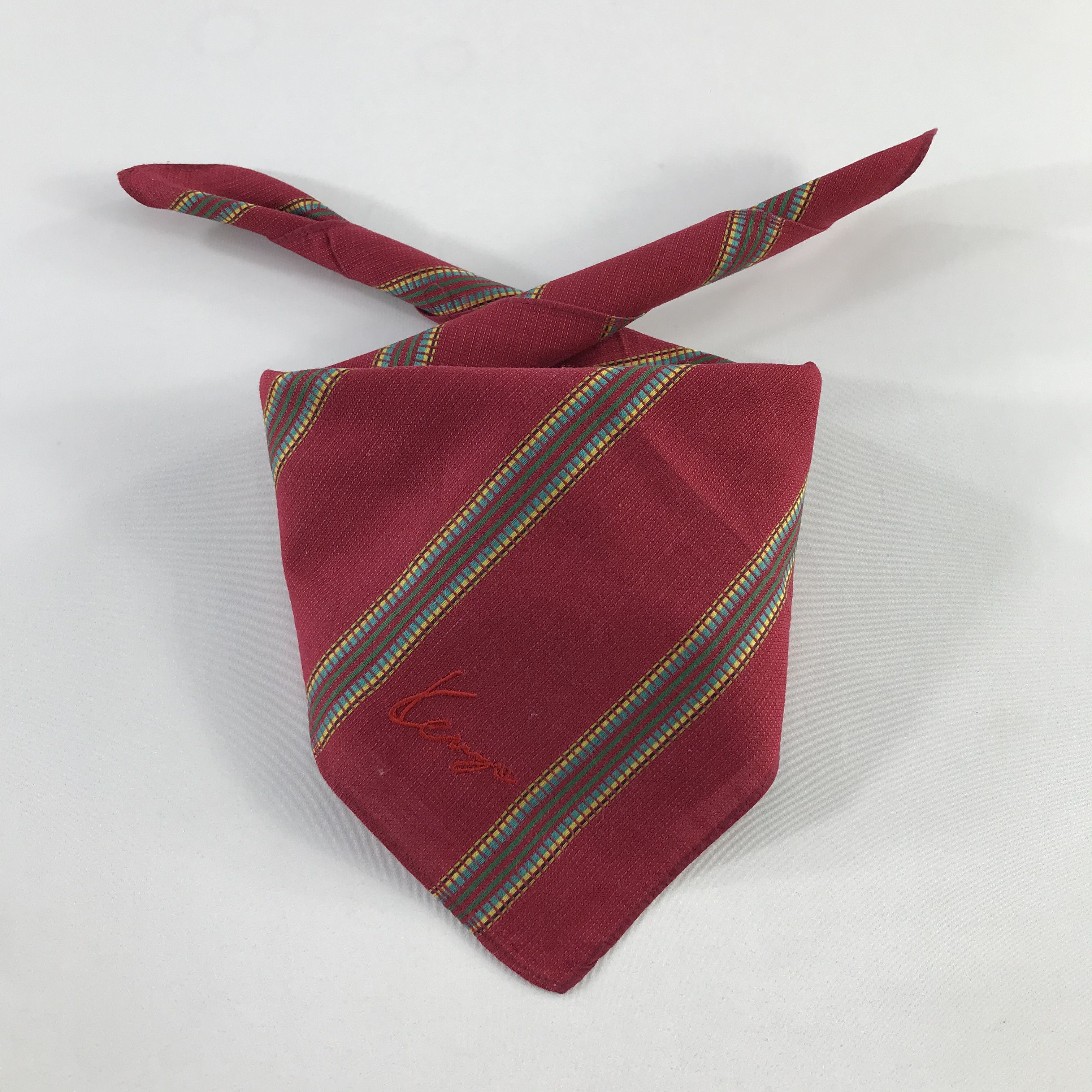 Kenzo × Vintage Kenzo Bandana / Handkerchief / Neckerchief - S994 Size ONE SIZE - 3 Thumbnail