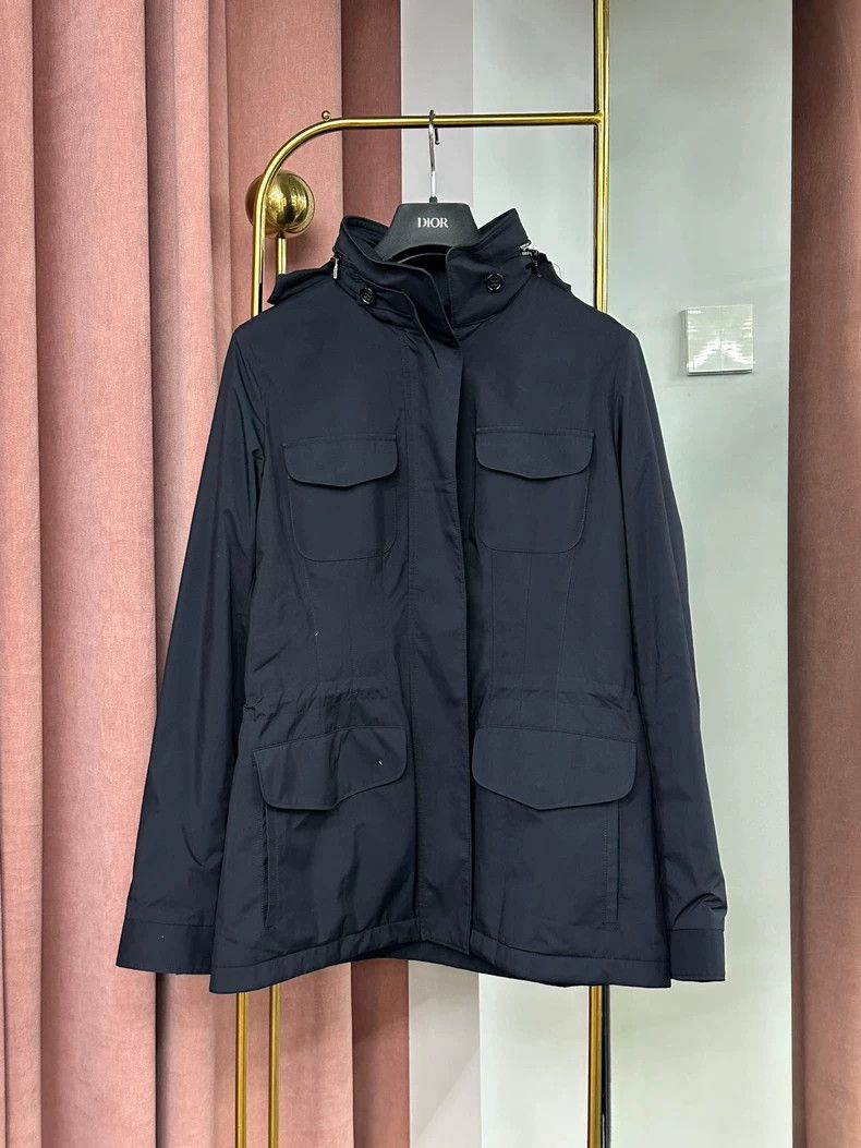 Loro Piana LORO PIANA Dark blue classic traveler's jacket Size M / US 6-8 / IT 42-44 - 1 Thumbnail