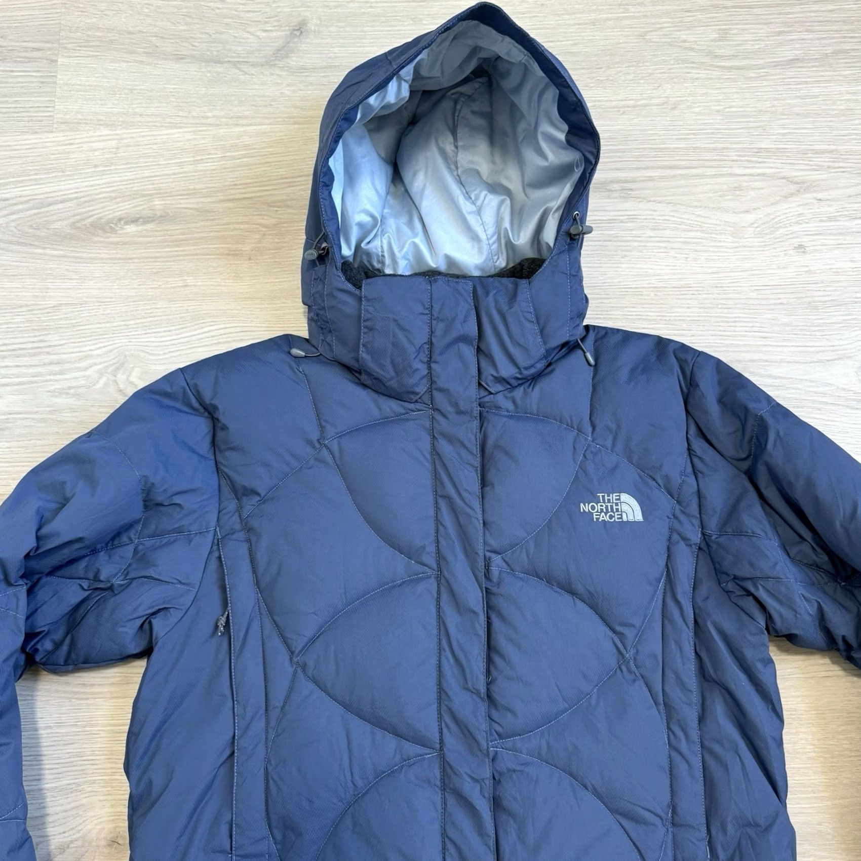 The North Face Vintage The North Face Jacket Women’s L Blue Down Puffer Quilted 600 Ski Ice Size L / US 10 / IT 46 - 4 Thumbnail