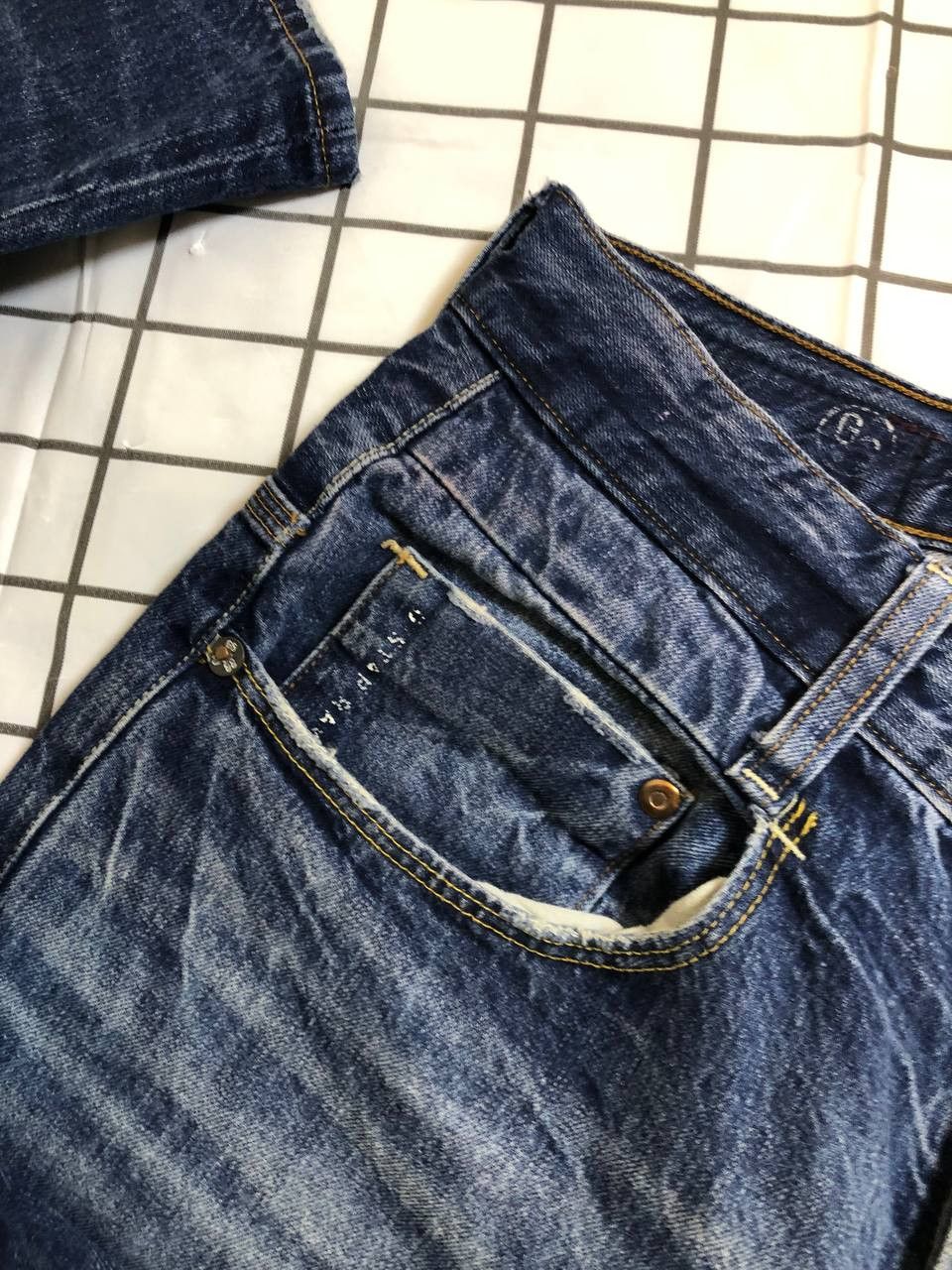 G-Star G-Star RADAR LOW LOOSE' Dark Aged Jeans Size US 30 / EU 46 - 11 Thumbnail