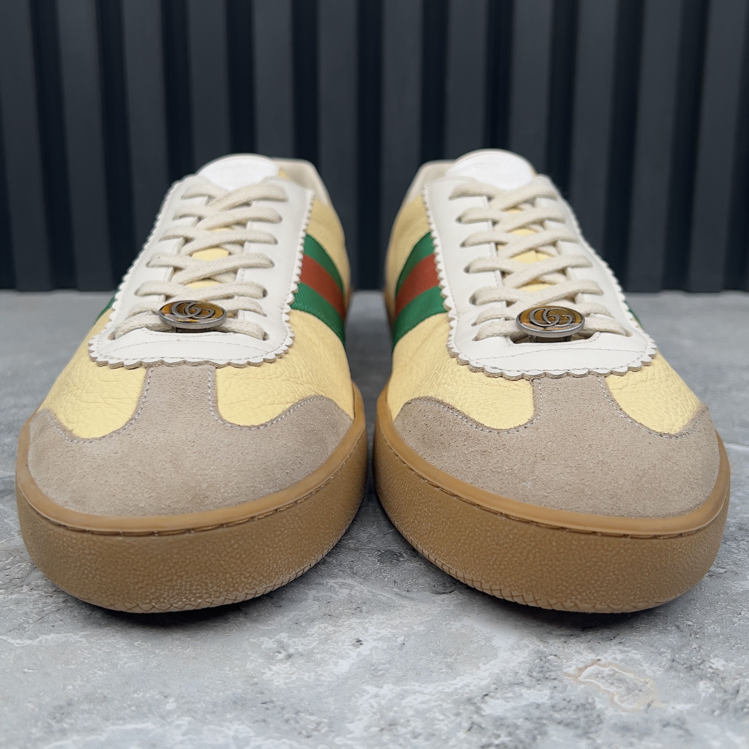 Gucci Gucci Web G 74 GG Sneakers Bees Leather Size US 12.5 / EU 45-46 - 9 Thumbnail