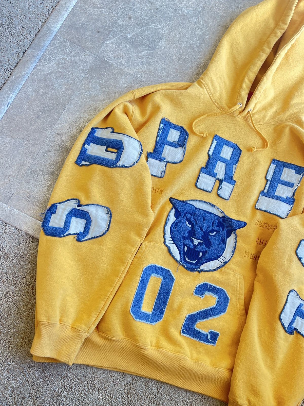 Supreme Supreme Washed Panther Hoodie FW 23 Size US L / EU 52-54 / 3 - 3 Thumbnail