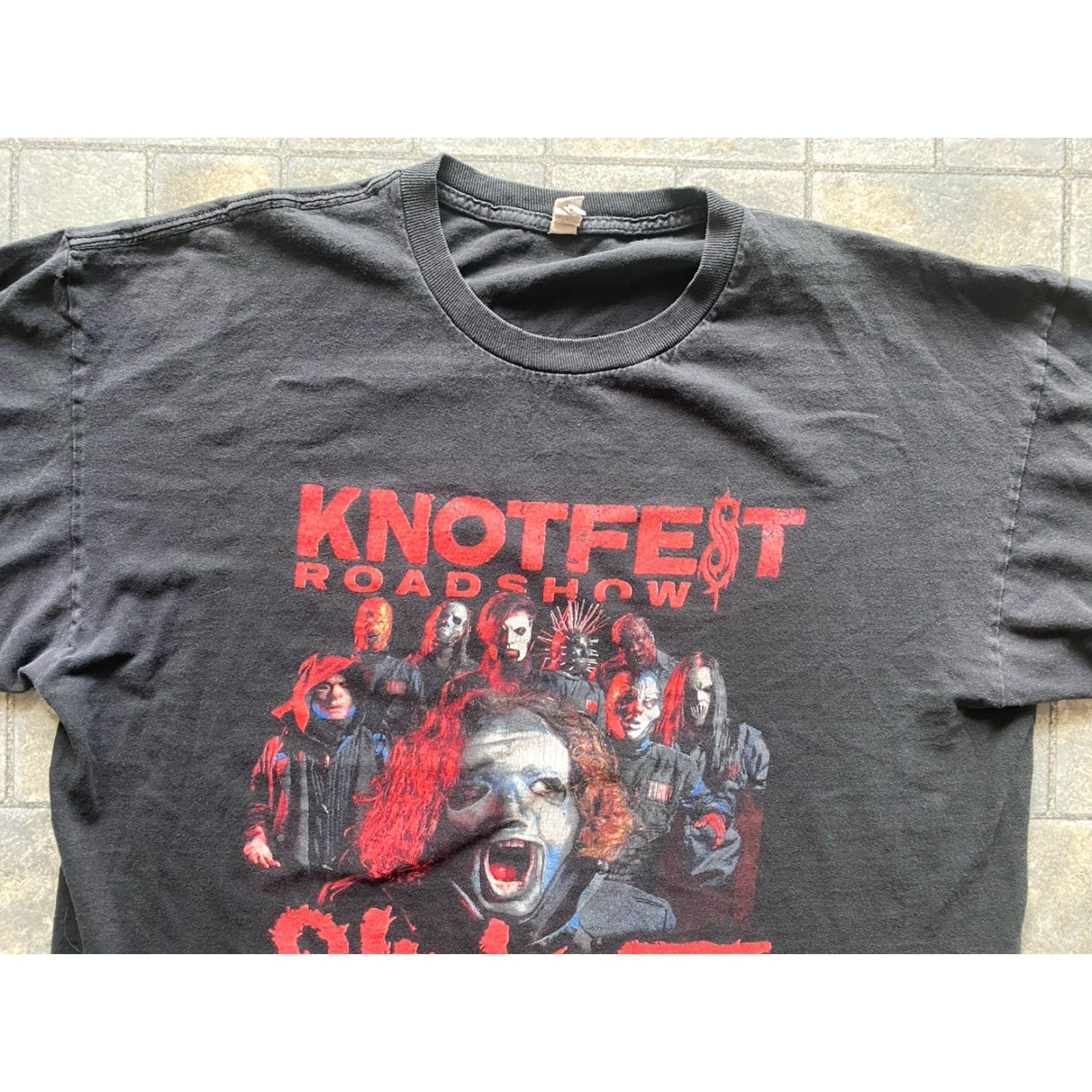 Vintage Knotfest Roadshow Slipknot Band Graphic Tee Alstyle Men XL T-Shirt Black Short Sleeve 2019 Band Mens XL Size US XL / EU 56 / 4 - 5 Thumbnail