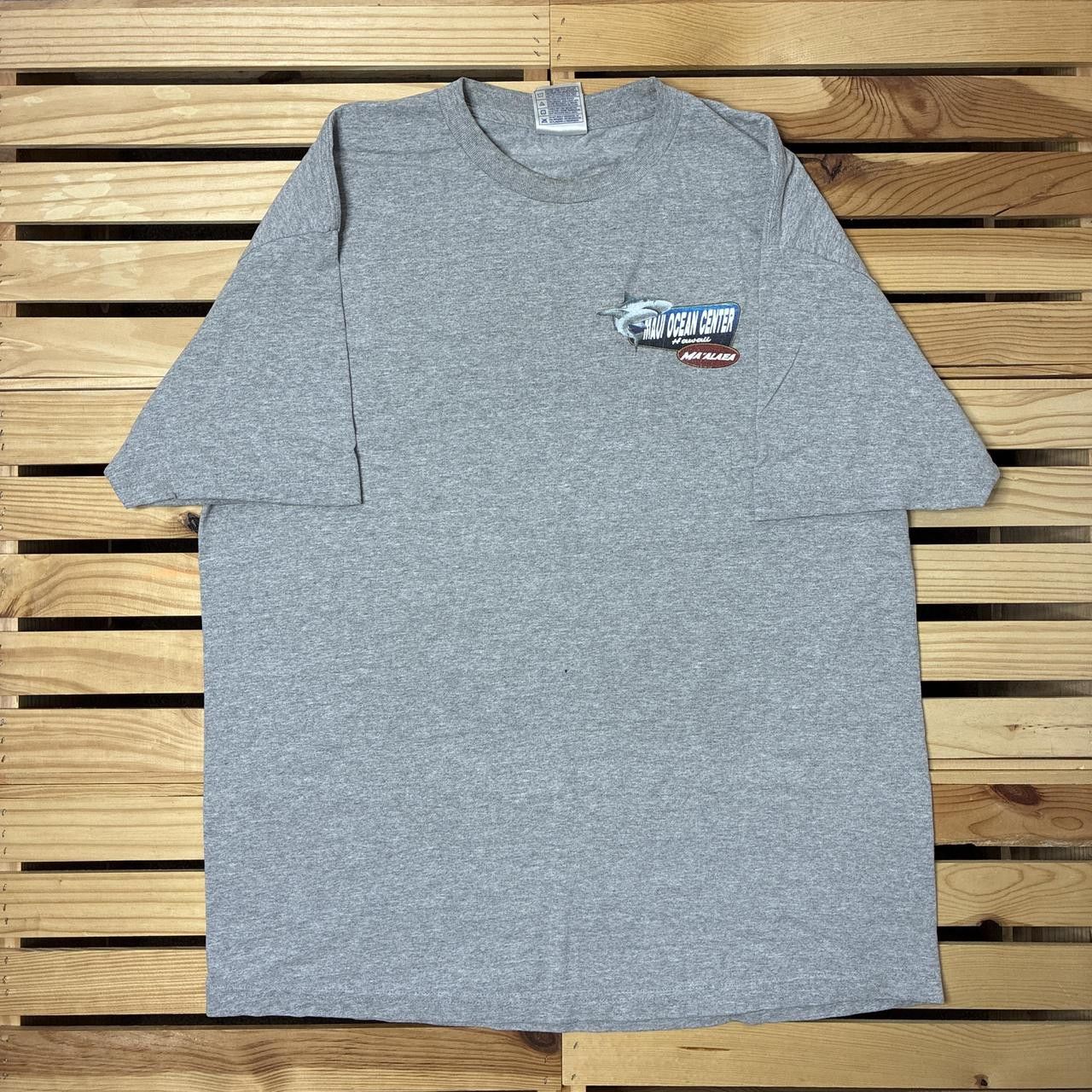 AAA Vintage Maui Ocean Center, HI Gray Shark Nature Tee Size XL Size US XL / EU 56 / 4 - 2 Thumbnail
