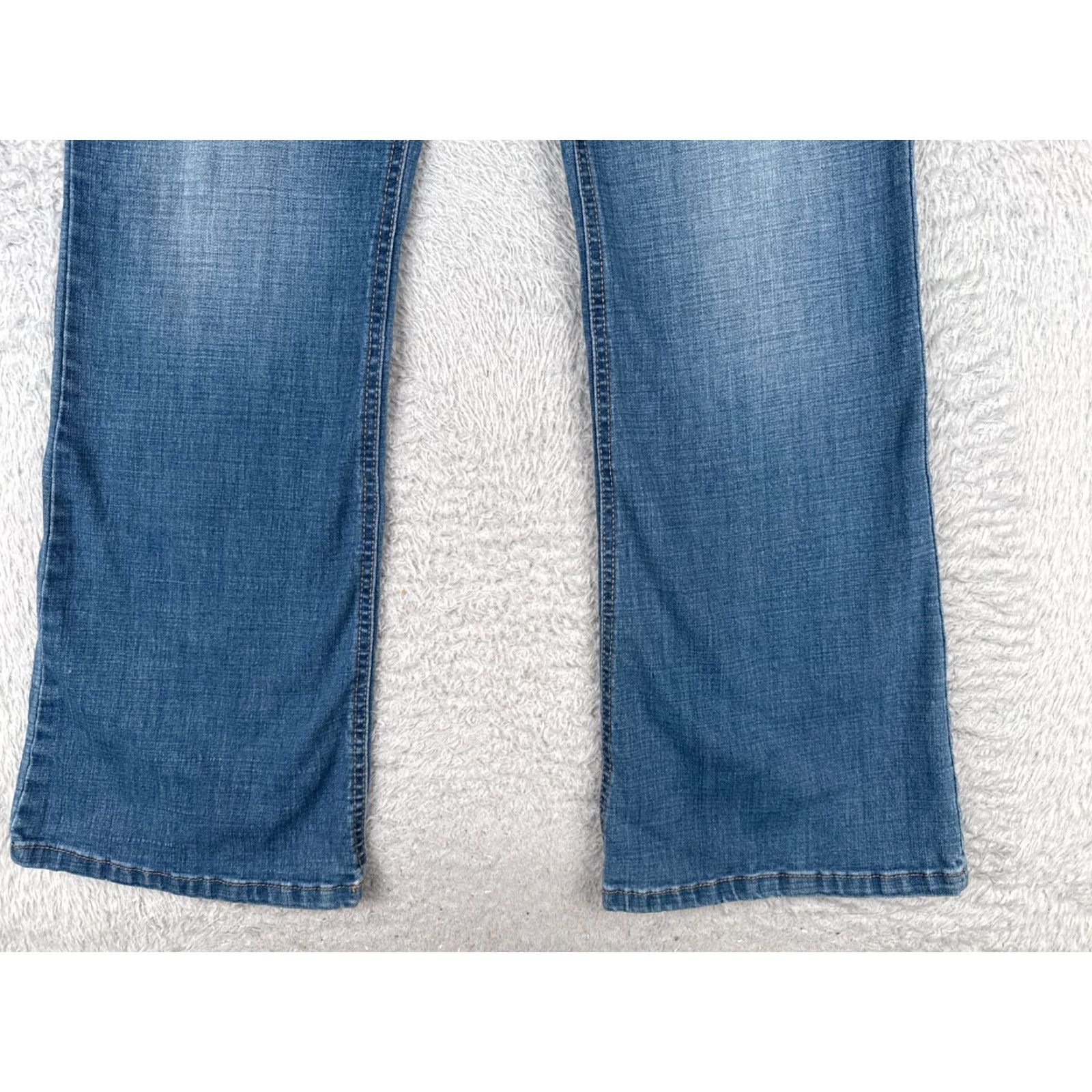 Gloria Vanderbilt Gloria Vanderbilt Jeans Women 14 Blue Denim Bootcut Cotton Blend Mid Rise 34x31 5-Pocket Amanda Size 36" / US 14 / IT 50 - 2 Thumbnail
