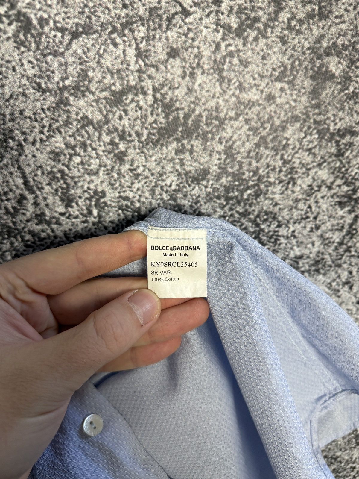Dolce & Gabbana Dolce Gabbana Long Sleeve Shirt Button Up Italy Made Size 44 Size US XL / EU 56 / 4 - 10 Thumbnail