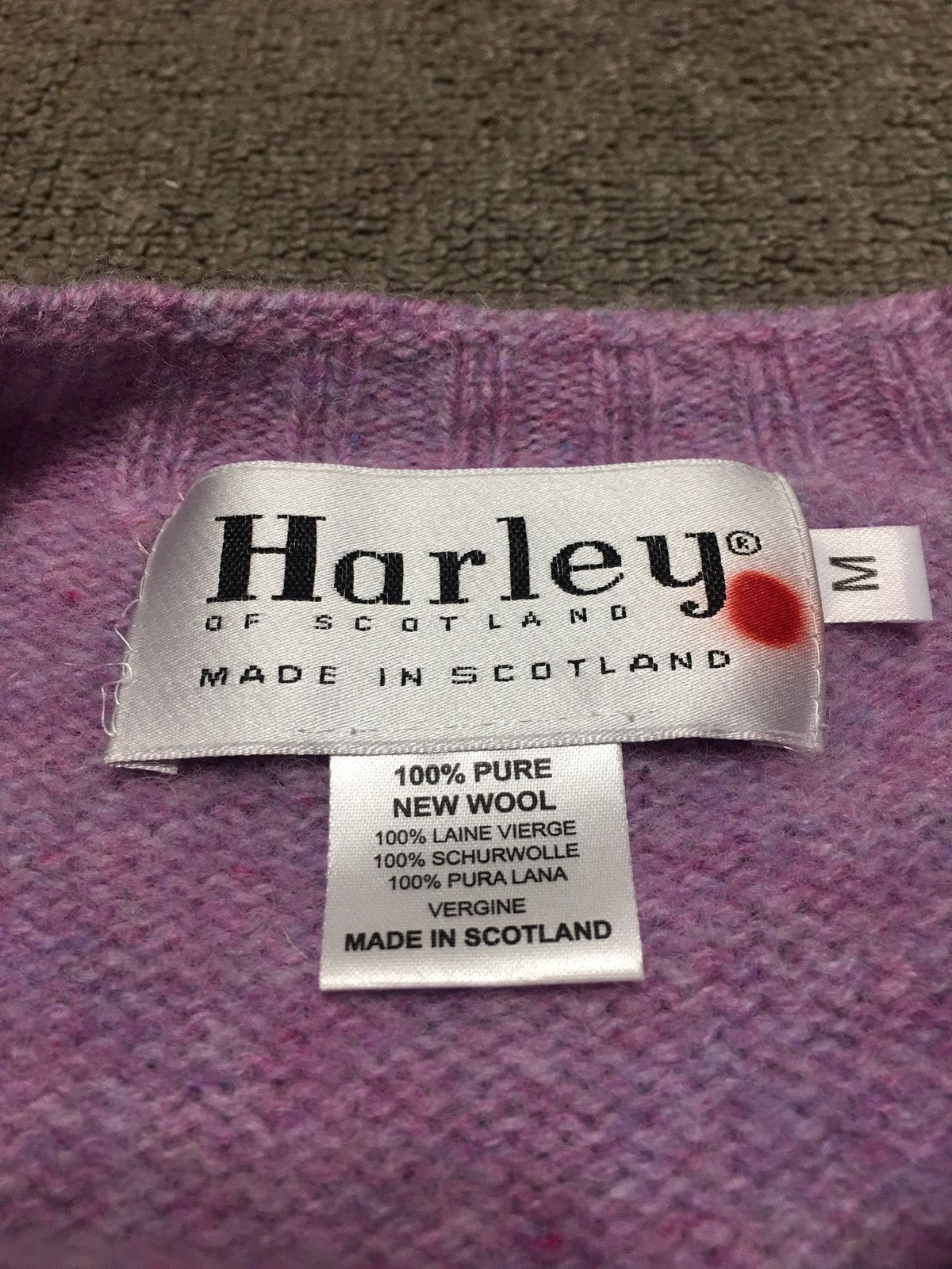 Harley of Scotland Harley of Scotland Shaggy Wool Sweater Purple Size M Size M / US 6-8 / IT 42-44 - 9 Thumbnail