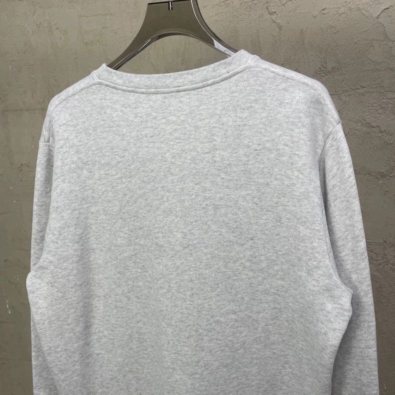 Loewe loewe Gray embroidered logo round-neck sweatshirt 2506-Next Size US XS / EU 42 / 0 - 5 Thumbnail