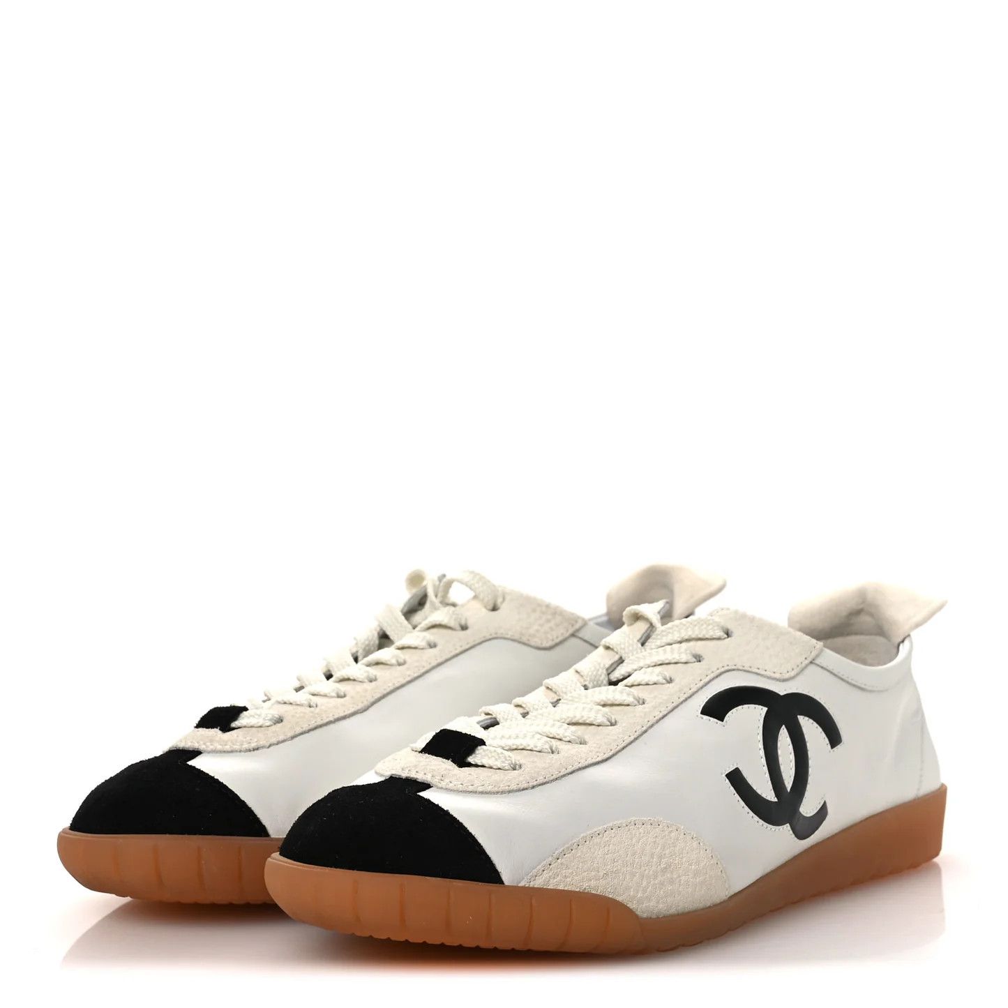 Chanel os11x0426 Calfskin Embossed Suede Sneakers in Multicolor Size US 9.5 / IT 39.5 - 4 Thumbnail