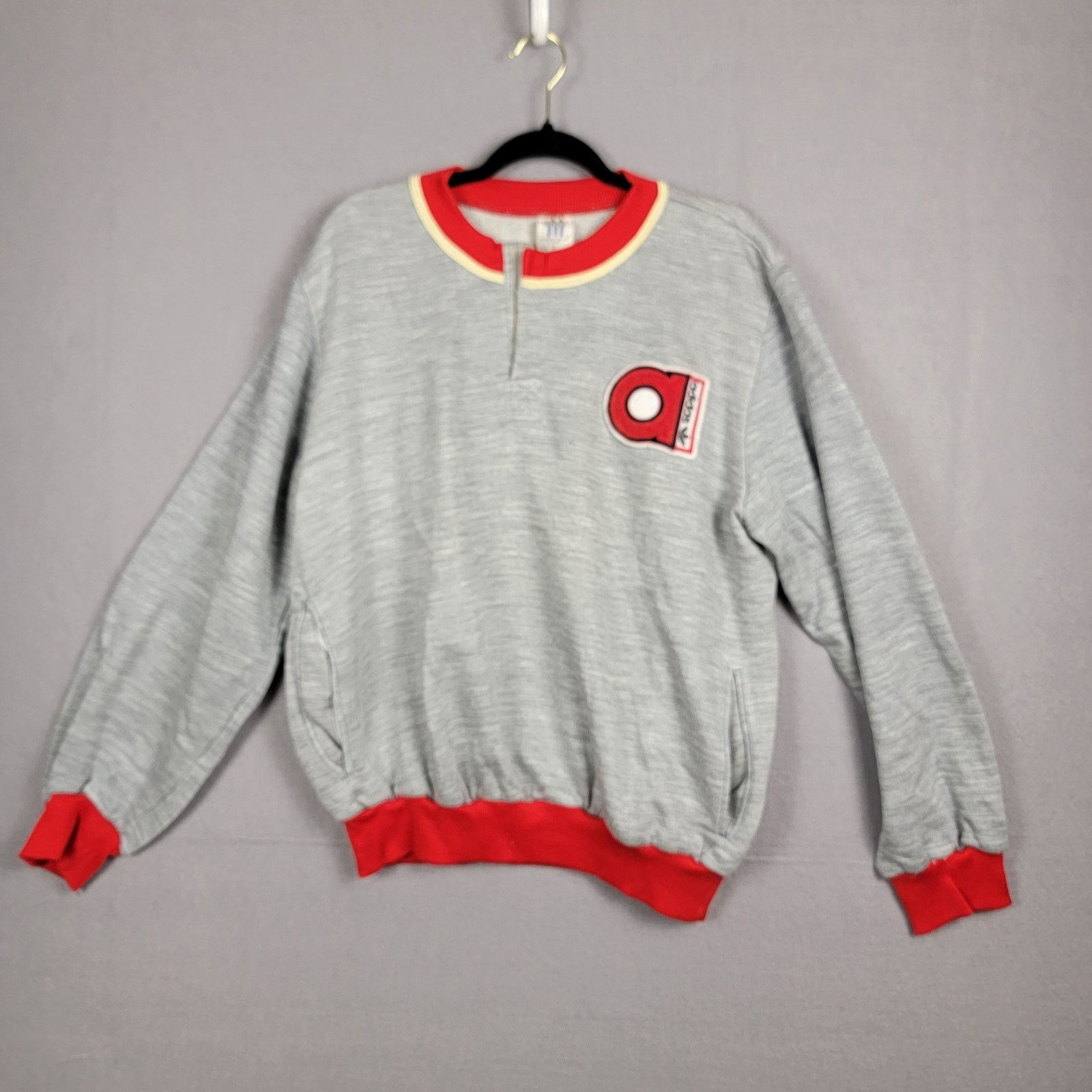 Adidas Vintage Adidas Sweatsuit White and Red Sz L (045) Size US L / EU 52-54 / 3 - 2 Thumbnail