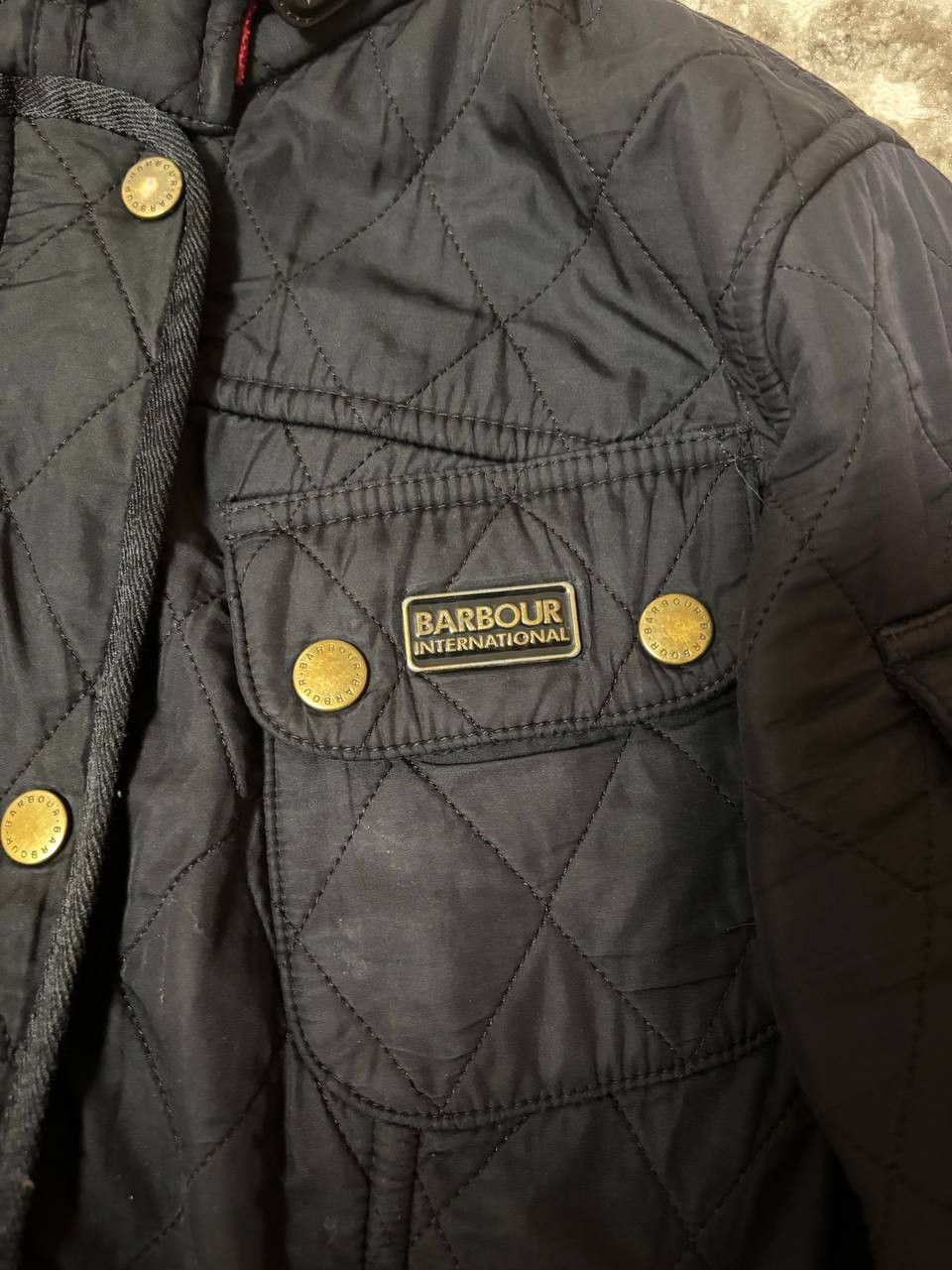 Barbour Barbour International Quilted Belted Jacket Black/Red Size M / US 6-8 / IT 42-44 - 16 Thumbnail