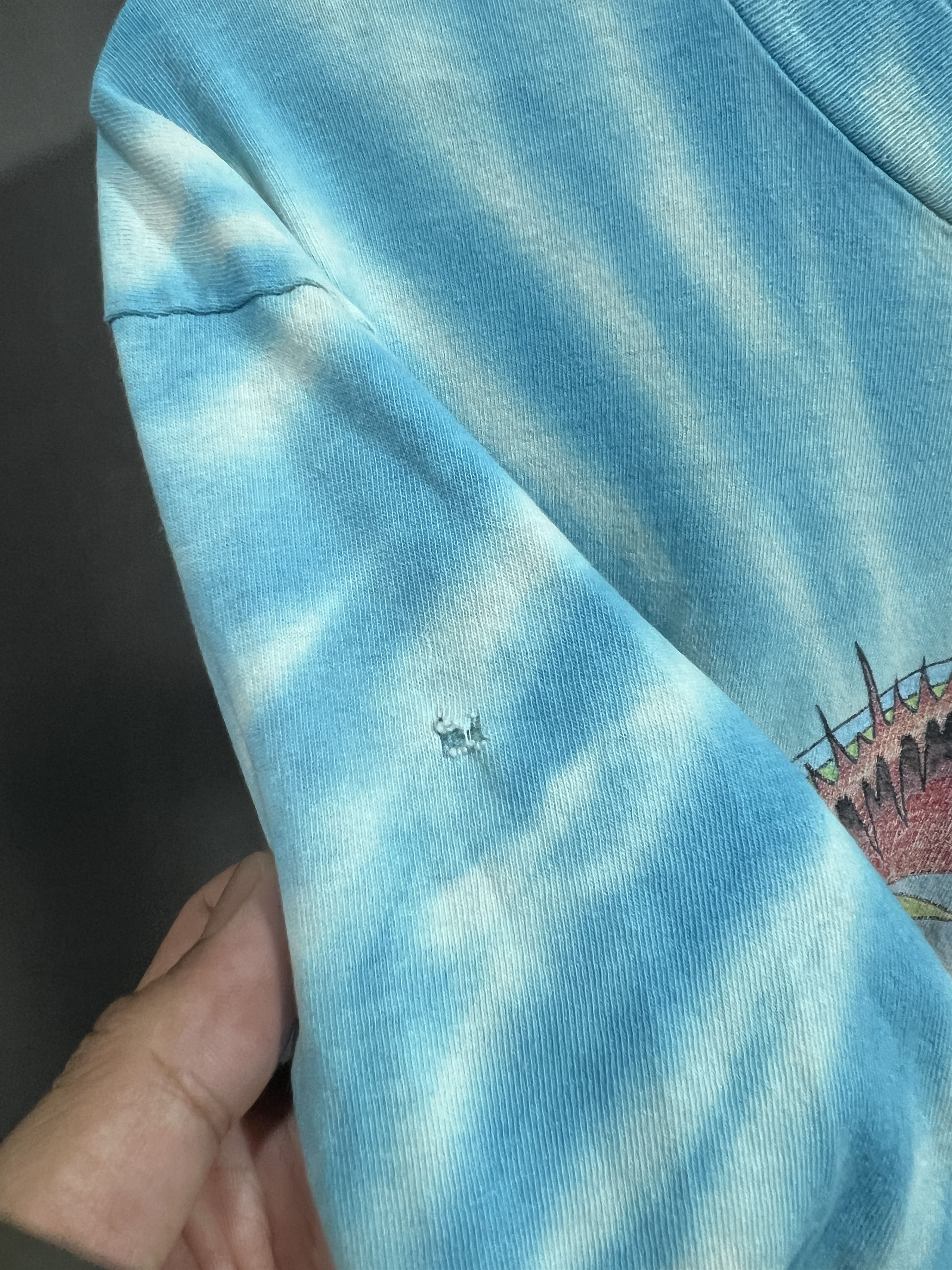 Band Tees Vintage 90s Grateful Dead L/S Tie Dye Band Tee (M) GTME646 Size US M / EU 48-50 / 2 - 14 Thumbnail