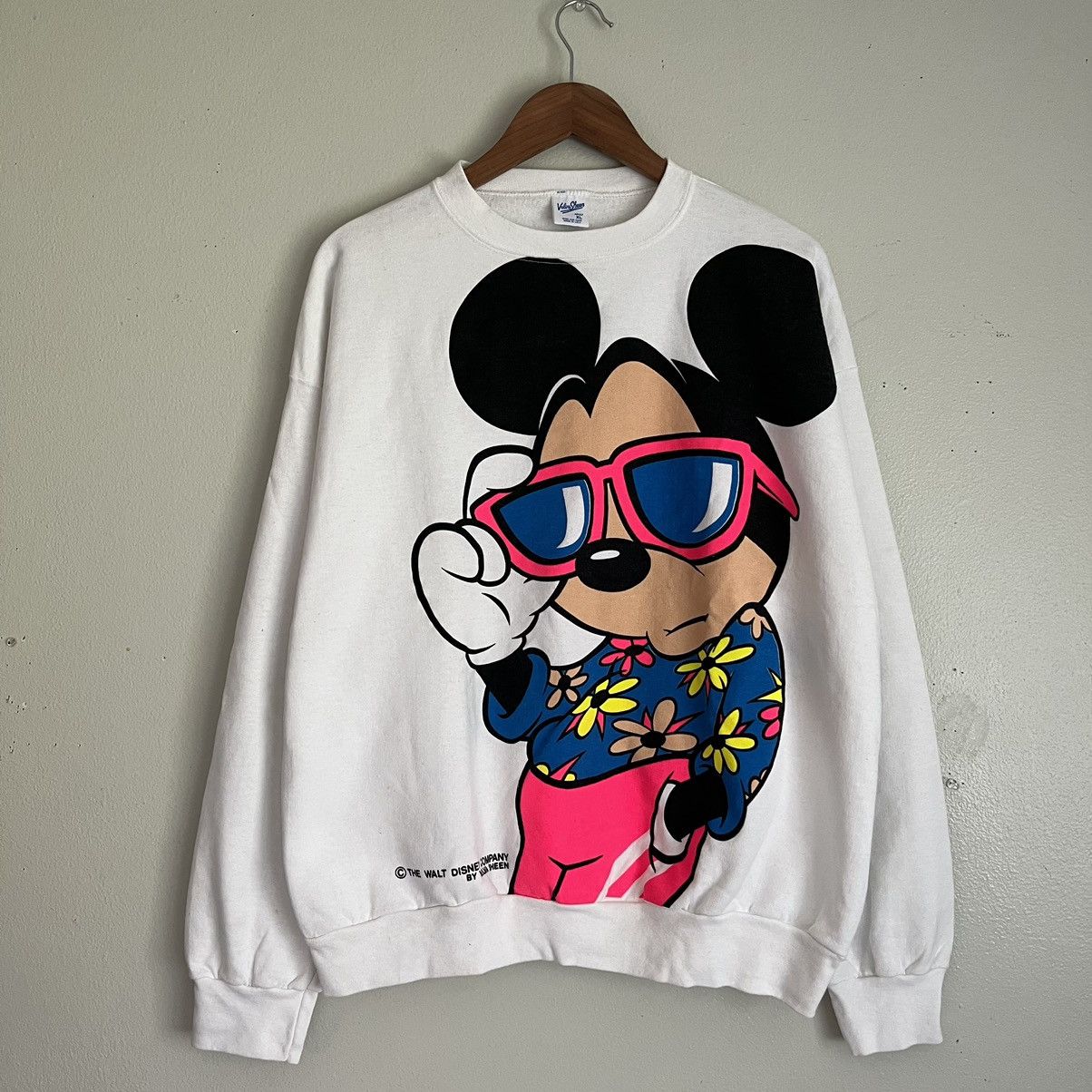Disney × Velva Sheen Sunglasses and Hawaiian Shirt Mickey Crew Size US XL / EU 56 / 4 - 1 Thumbnail