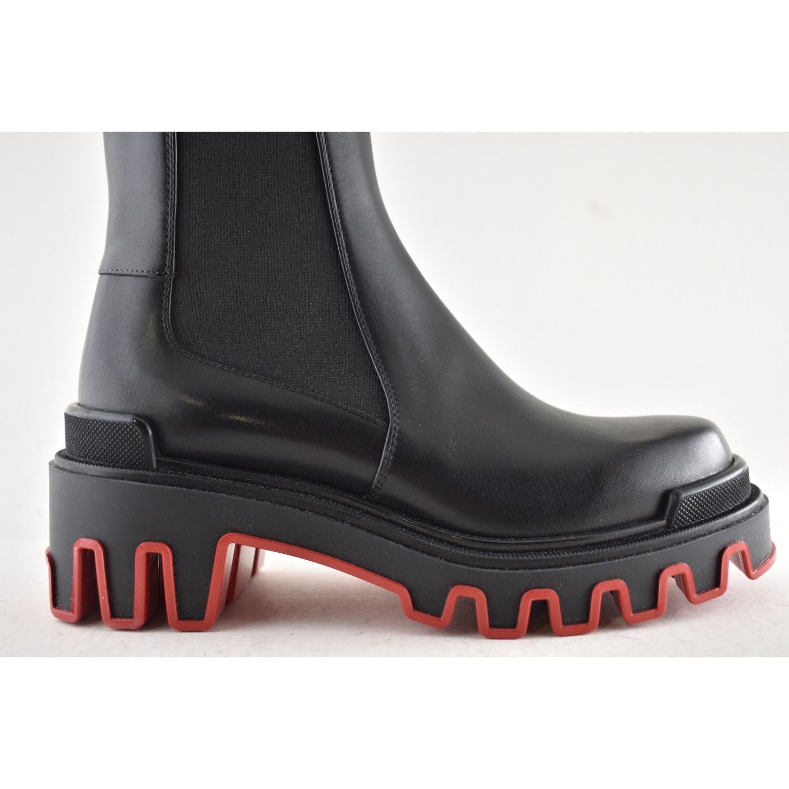 Christian Louboutin Louboutin Marchacroche Dune Botta Black Leather Boot 40 Size US 10 / IT 40 - 6 Thumbnail
