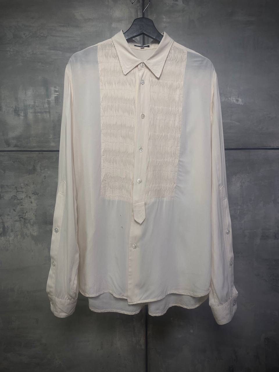 Ann Demeulemeester Thin pleated shirt M Size 48R - 1 Thumbnail