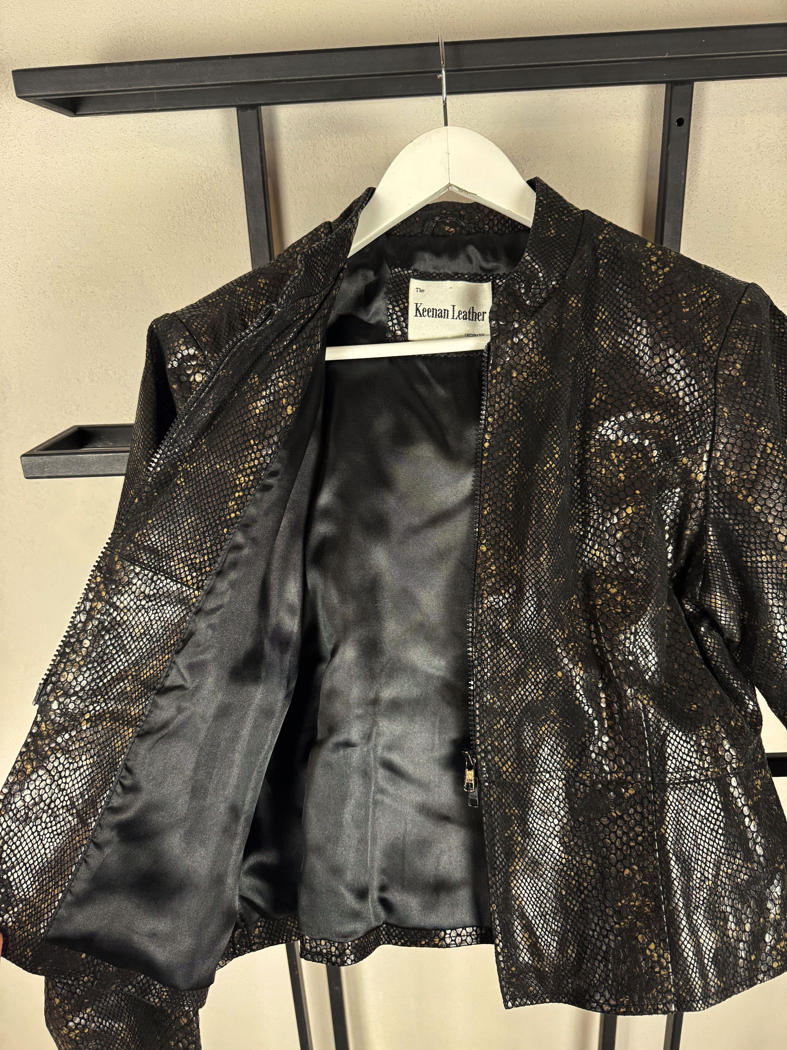Yohji Yamamoto Black Snake Embossed Leather Jacket Minimal Archive Y2K Size US S / EU 44-46 / 1 - 13 Thumbnail