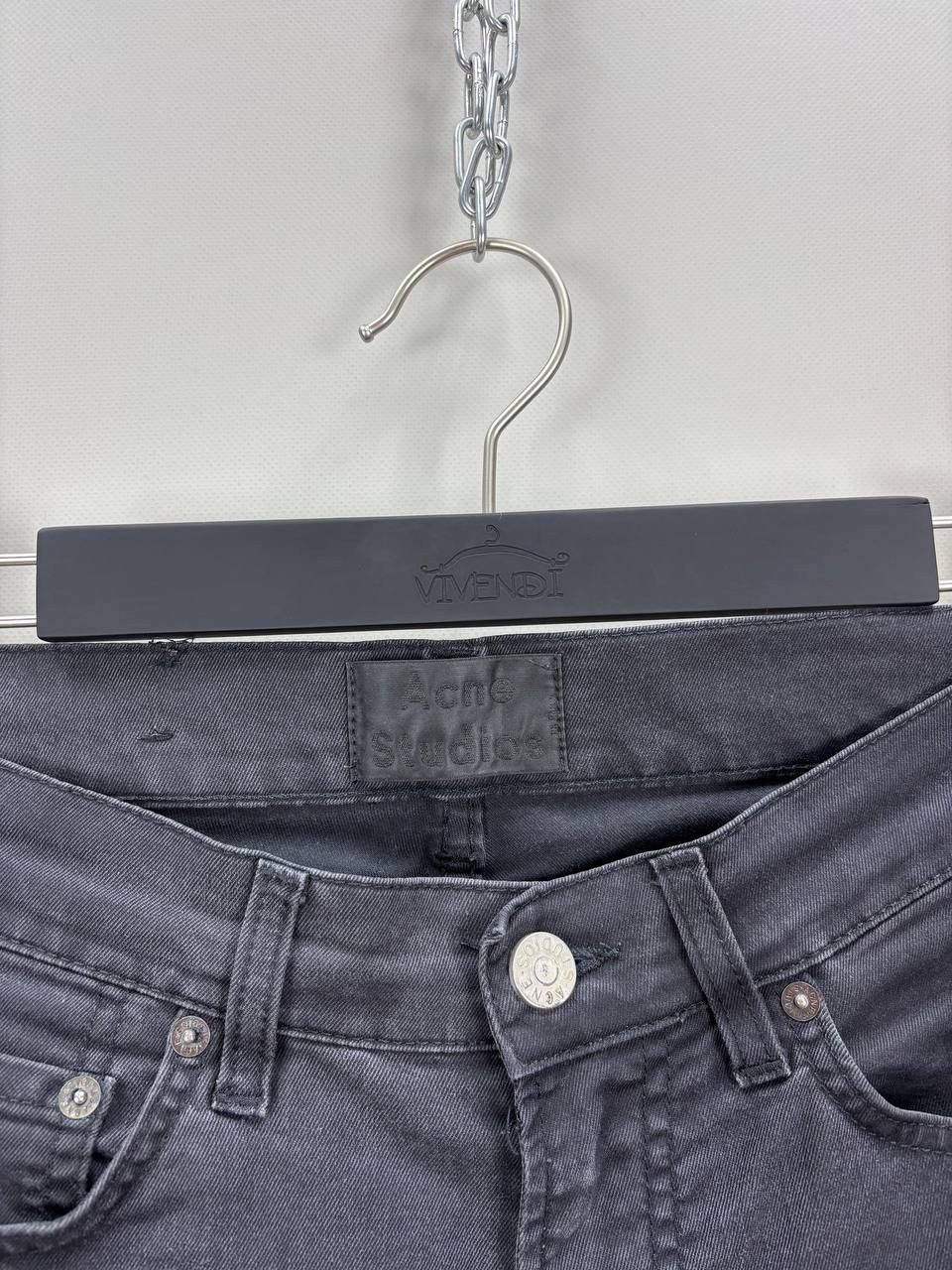Acne Studios × Designer Womens jeans Acne Studios Size 29/32 Color Black Size 25" / US 0 / IT 36 - 5 Thumbnail