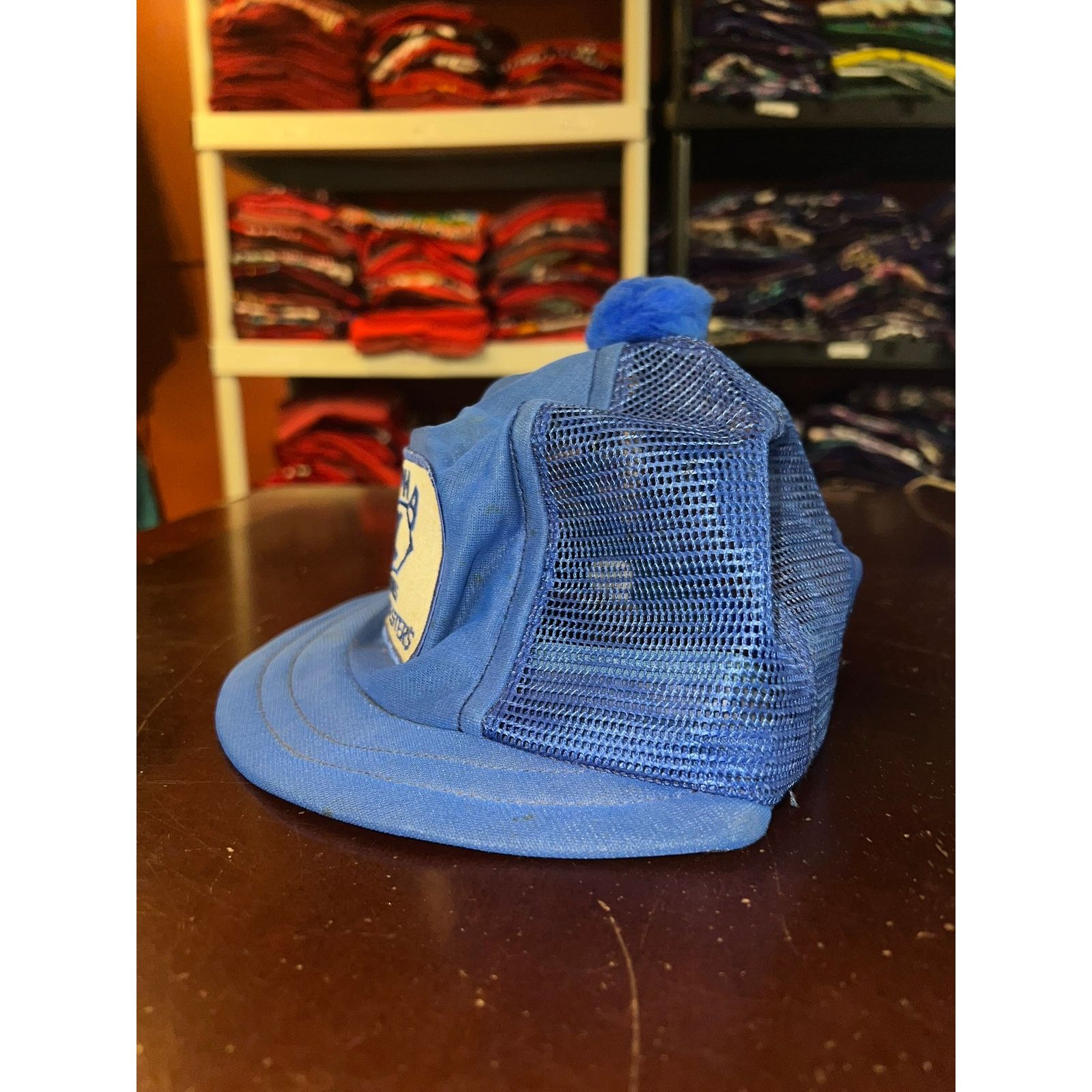 Vintage Vintage Alpha Resins Hat Altek Polyesters Blue Cap 1980s 80s Size ONE SIZE - 4 Thumbnail