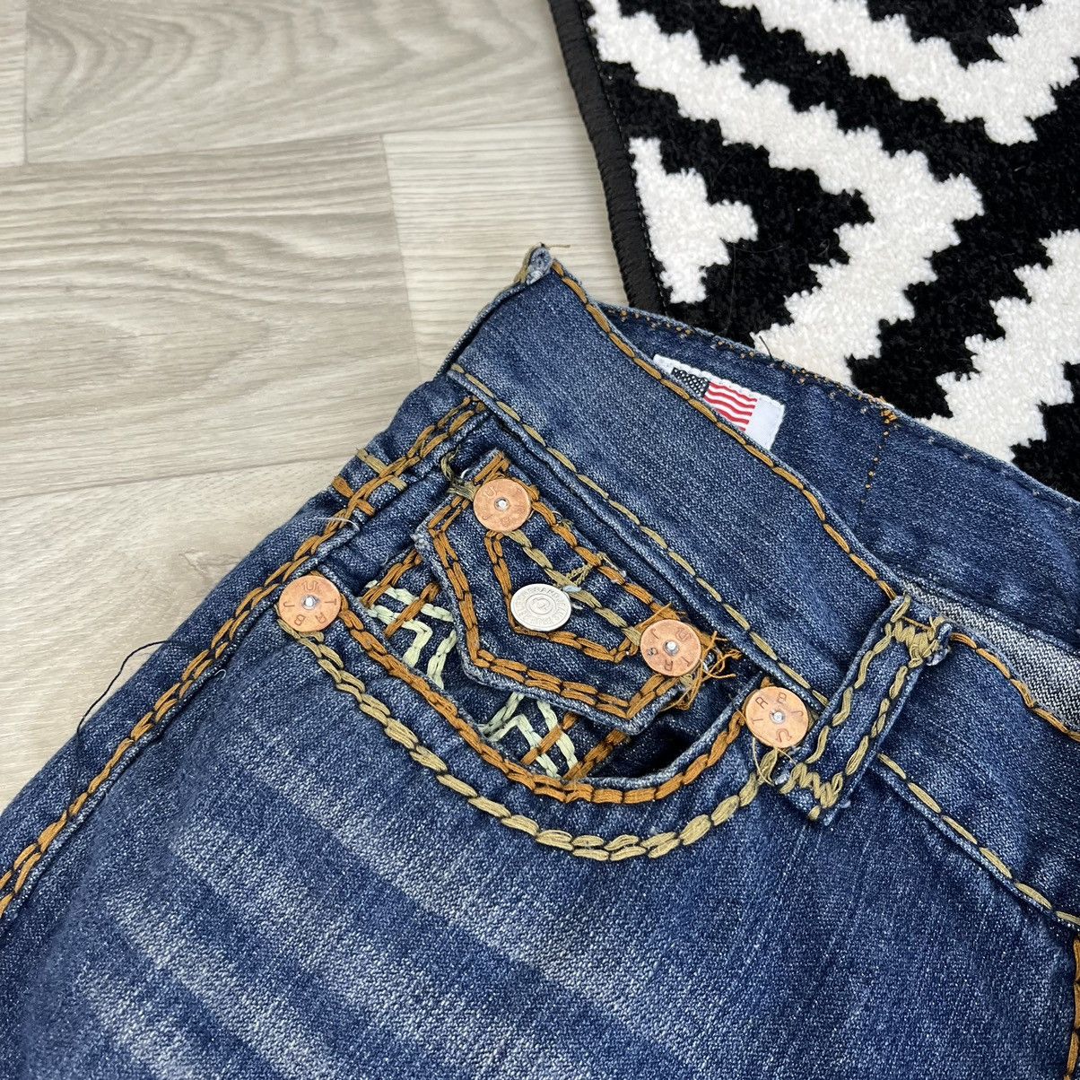 True Religion VINTAGE TRUE RELIGION RICKY SUPER QT CHIEF KEEF STYLE JEANS Size US 32 / EU 48 - 6 Thumbnail