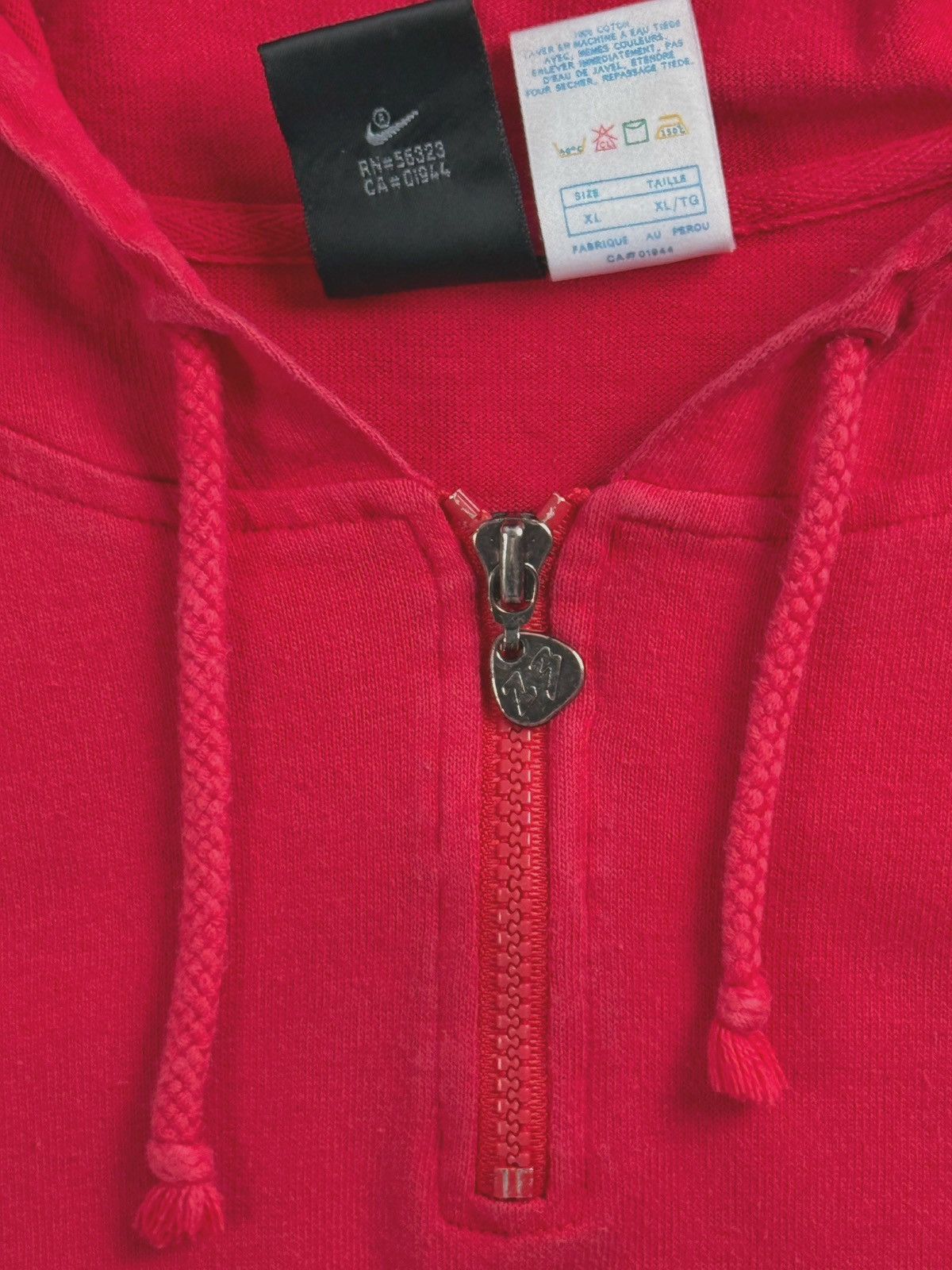 Jordan Brand Jordan x Nike RARE 1993 Vintage Quarter-Zip Hoodie XL Red Size US XL / EU 56 / 4 - 6 Thumbnail
