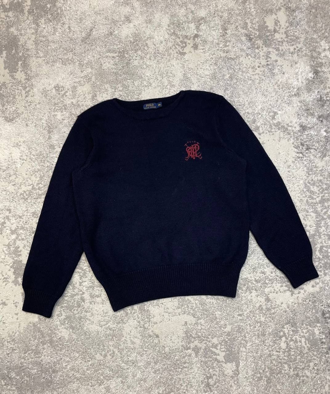 Ralph Lauren Wool Knit Sweater Mens Polo Ralph Lauren Scribble RLPC Logo Size US XXL / EU 58 / 5 - 1 Thumbnail