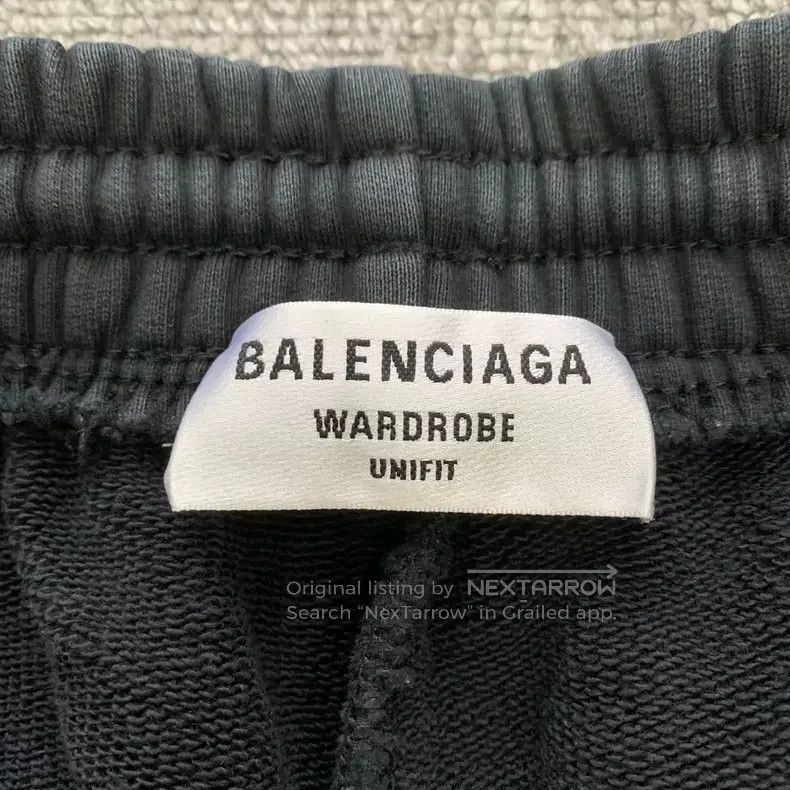 Balenciaga Balenciaga size M Black Washed Distressed Embroidered Logo Size US 27 - 6 Thumbnail