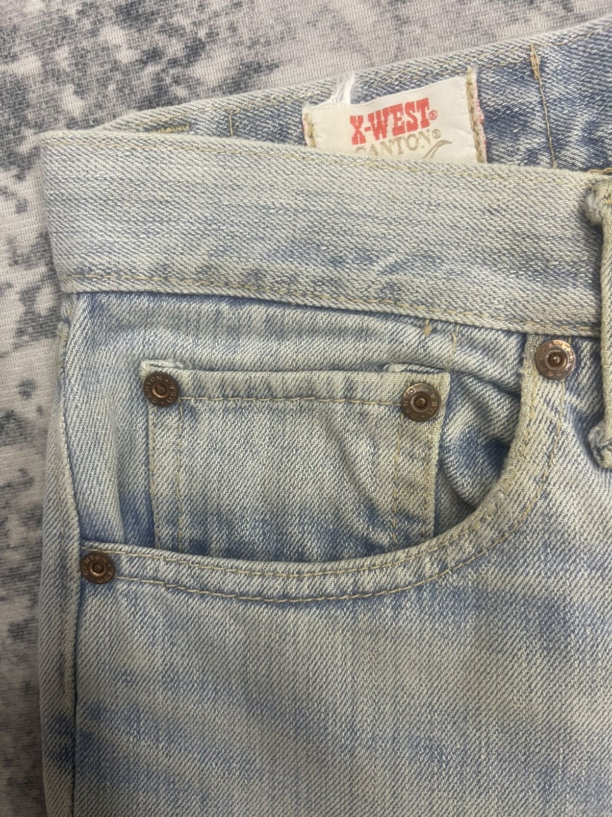 South2 West8 Flare Pants 60s 70s X-West Canton Bell Bottom Bootcut s22 Size US 31 - 4 Thumbnail