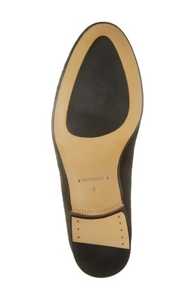 Tom Ford o1w1db10724 Velvet Loafers in Brown Size US 8 / EU 41 - 7 Thumbnail