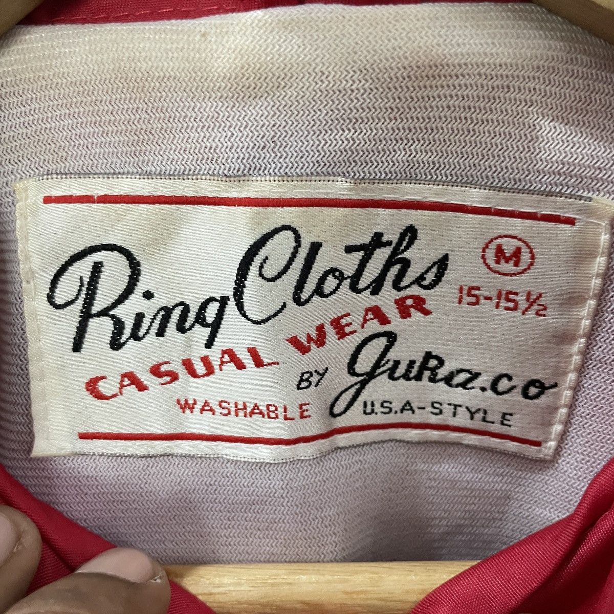 American Apparel Vintage 70s Ring Clothes Bowling Coach Jacket Size US M / EU 48-50 / 2 - 5 Thumbnail