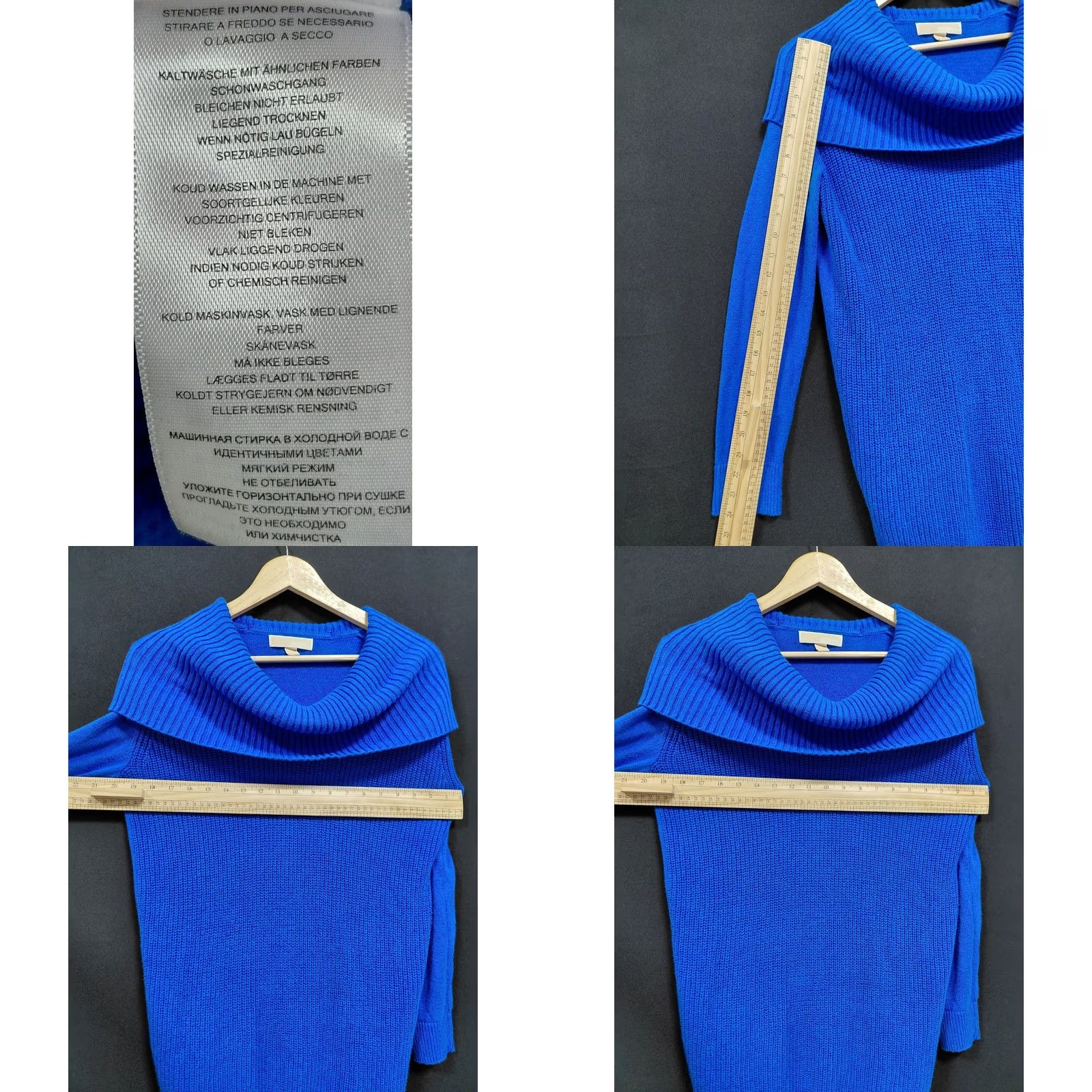 Vintage MICHAEL MICHAEL KORS Blue Knit Sweater Solid Long Sleeve Women Size S Size S / US 4 / IT 40 - 8 Thumbnail