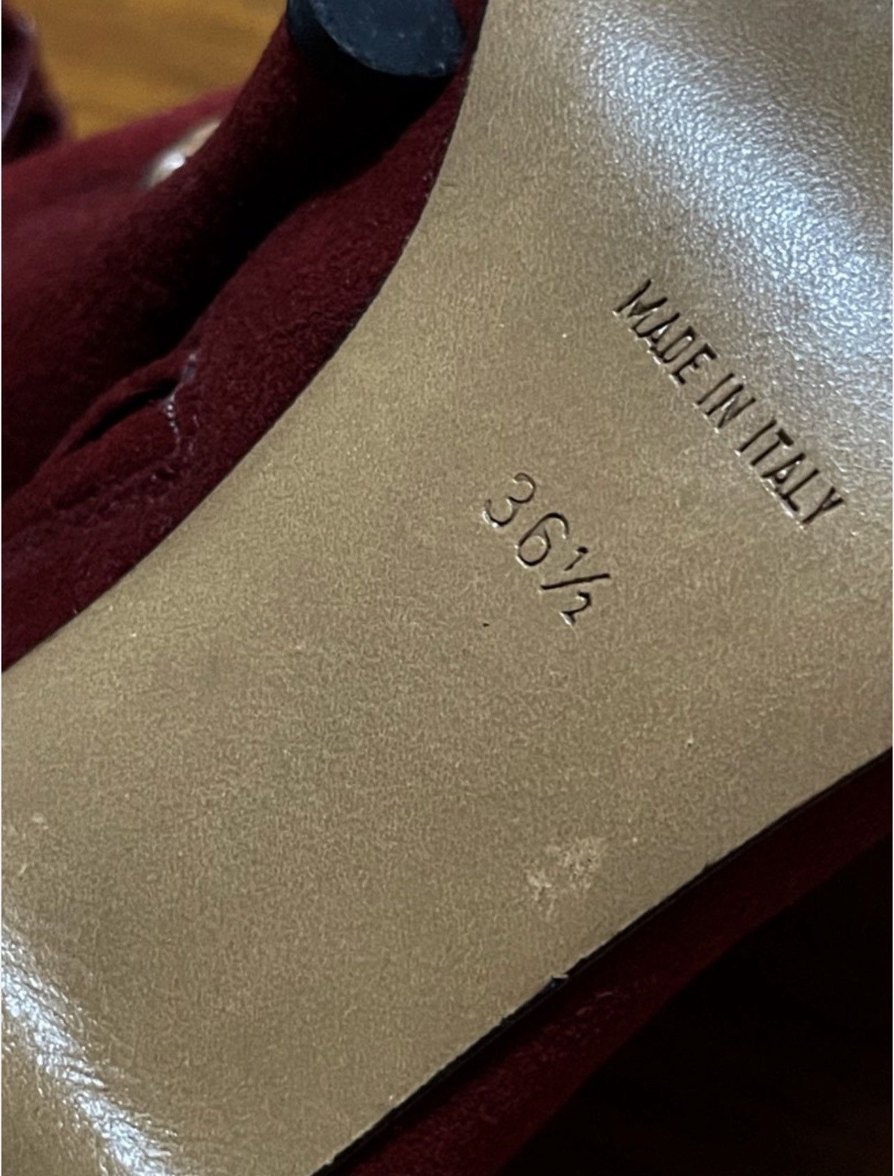 Dior Christian Dior Suede Boots Wine red Size US 6.5 / IT 36.5 - 9 Thumbnail